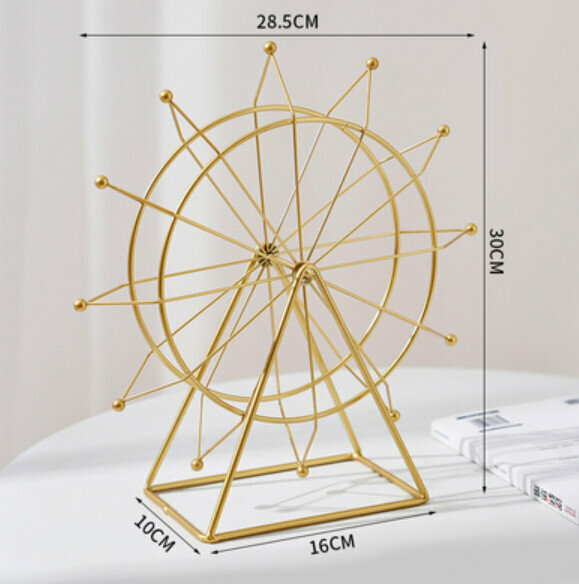 Popular decorative furnishings [Golden Large Ferris Wheel]