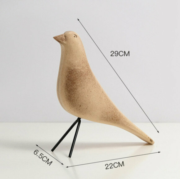 Popular decorative furnishings [a large bird]