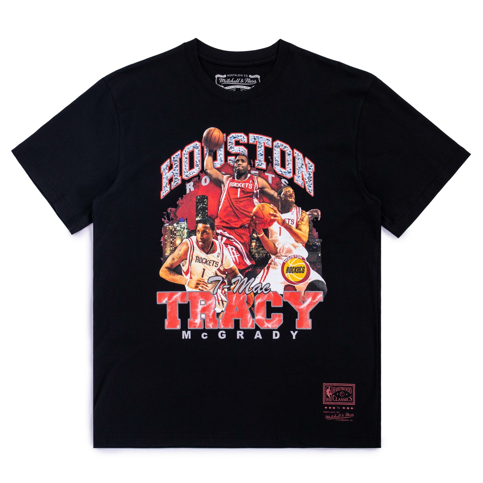 Mitchell & Ness NBA Houston Rockets Tracy McGrady Bling Tee 黑 短袖 MNTS070HR [台灣現貨]