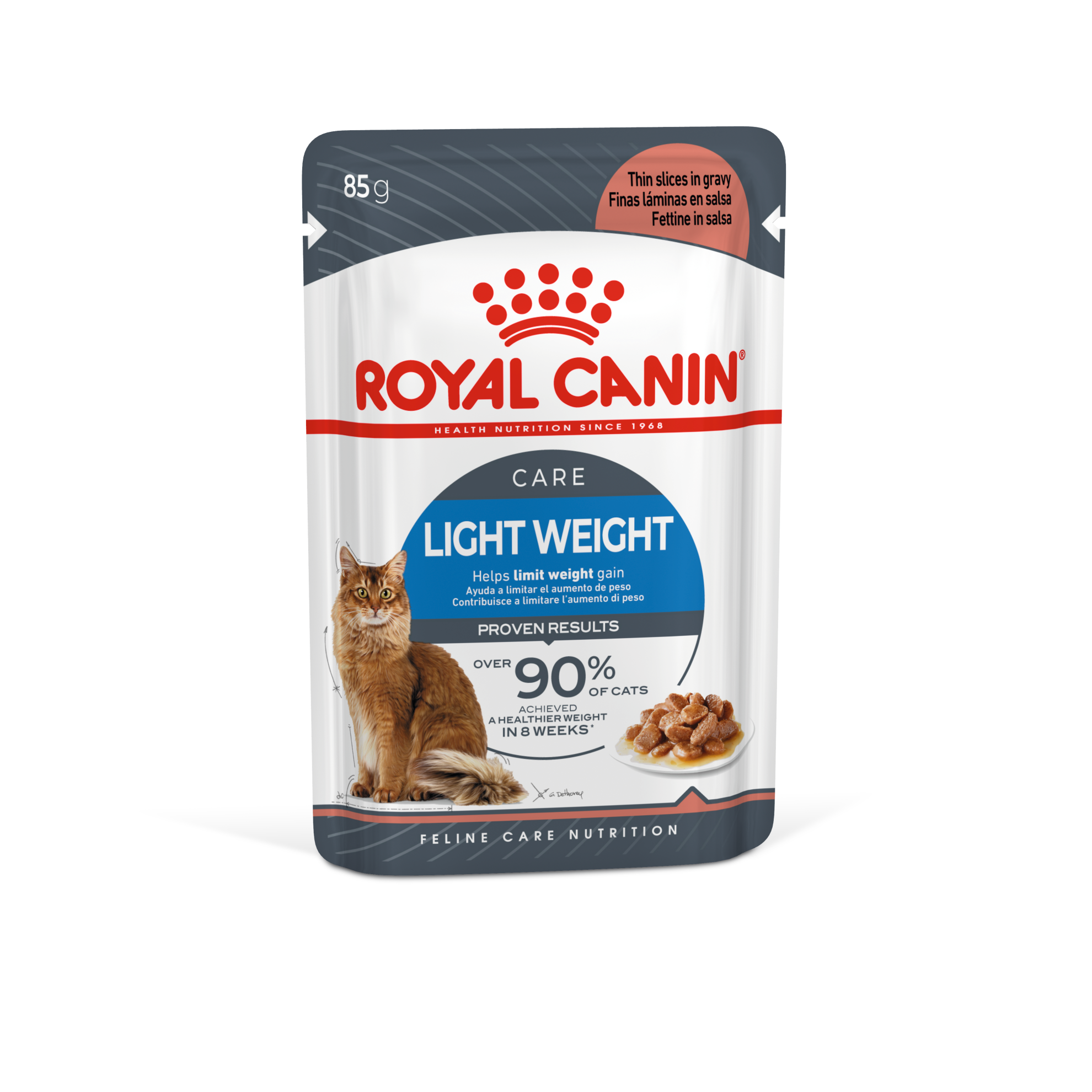 法國皇家 FCN 成貓體重控制加護主食濕糧（肉汁）85g (原箱12包)