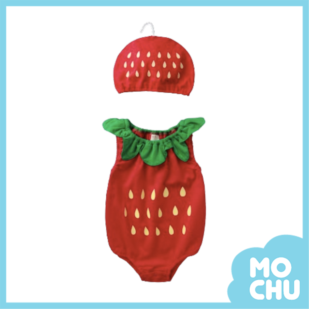 紅紅大草莓包屁衣