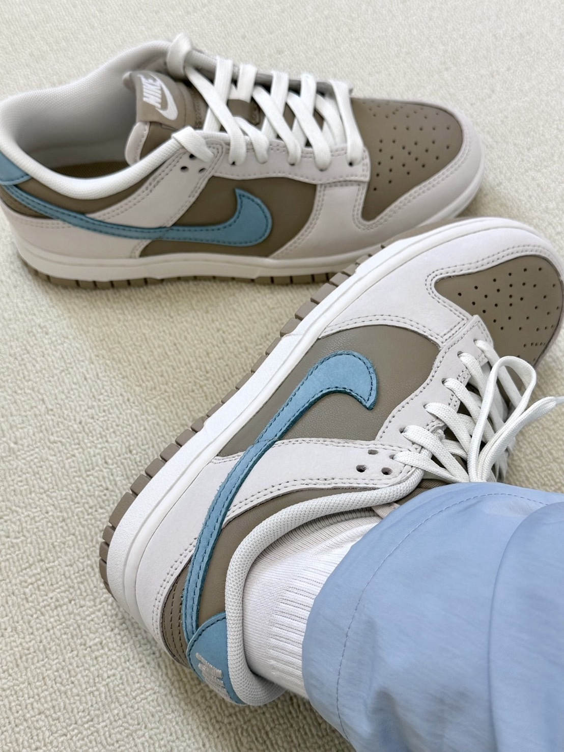 Nike Dunk Low "Denim Turquoise" 咖啡薄荷