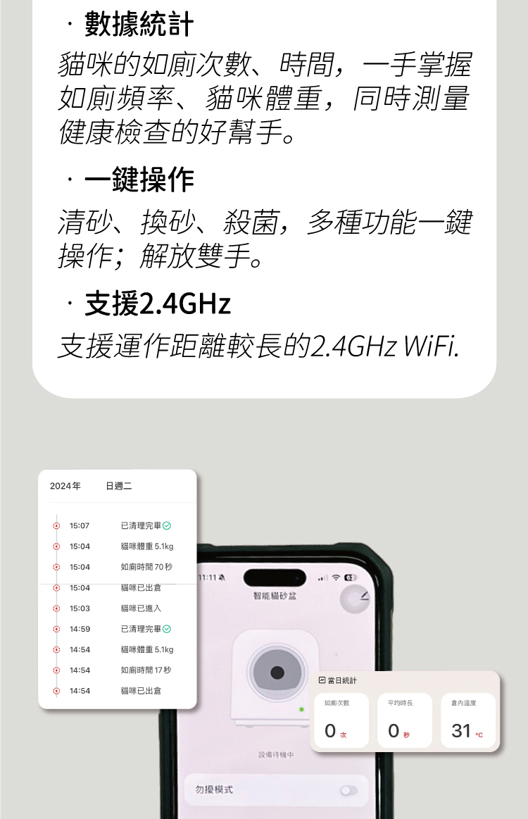 貓砂機特色13:APP操作