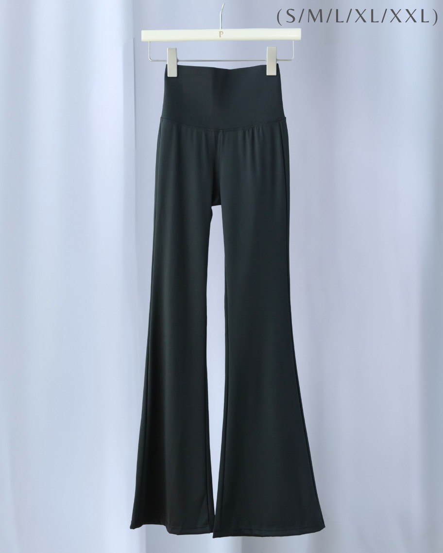 提臀收腹超彈美腿喇叭褲