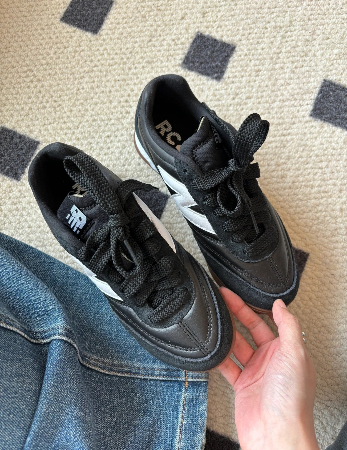 New Balance NB RC42 黑色 復古 麂皮 皮革 焦糖底/預購