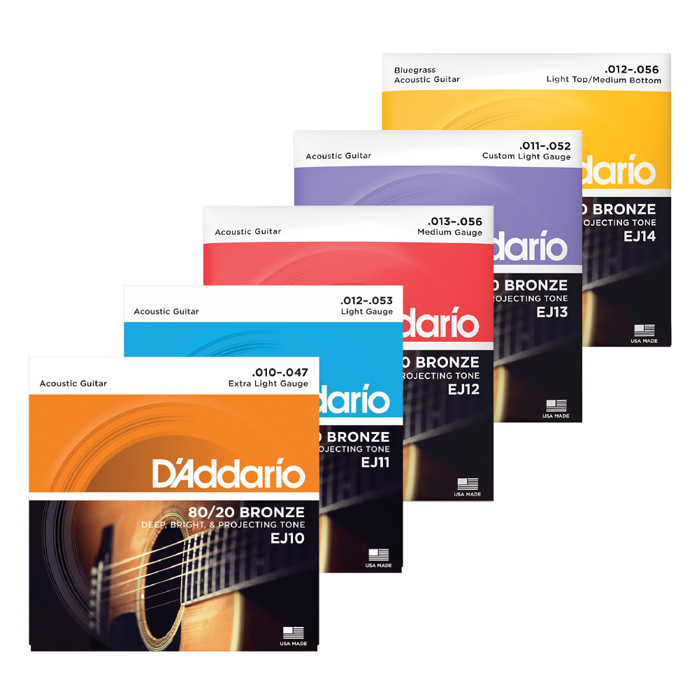 D'Addario D'Addario / EJ 系列 民謠吉他弦(青銅弦) — 三峽吉他 / Bass｜YA! 玩音樂