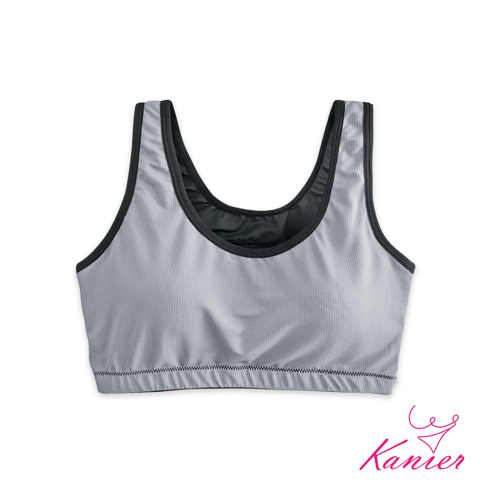 【Kanier卡妮兒內衣】輕盈小挖背支撐運動內衣【1211 灰色 -M / L / XL / XXL(Q)】