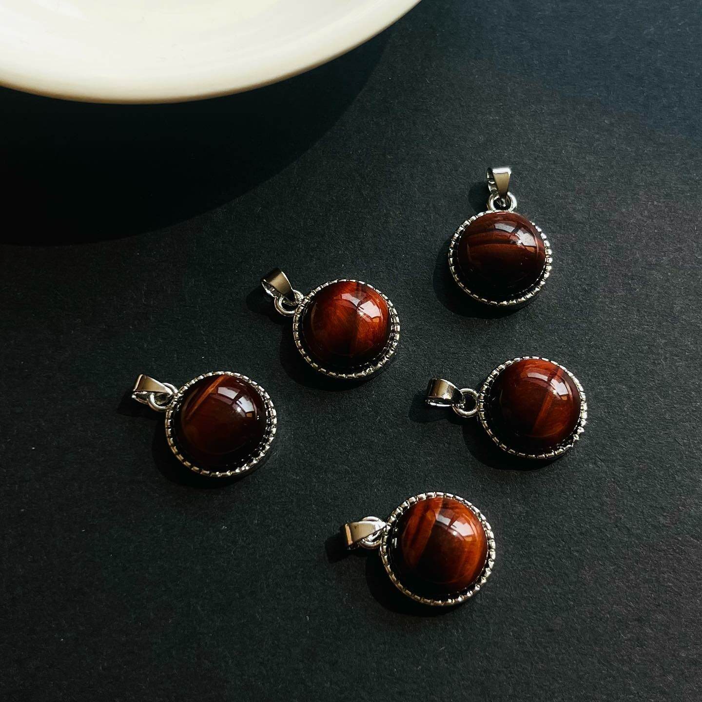 [原石] 紅虎眼石 項鍊吊墜