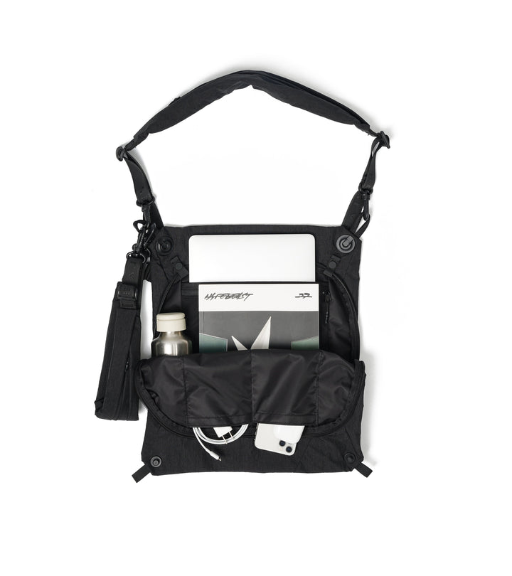 SEALSON TE-S｜ECOYA® 3-WAY MESSENGER BAG BLACK (New Version)
