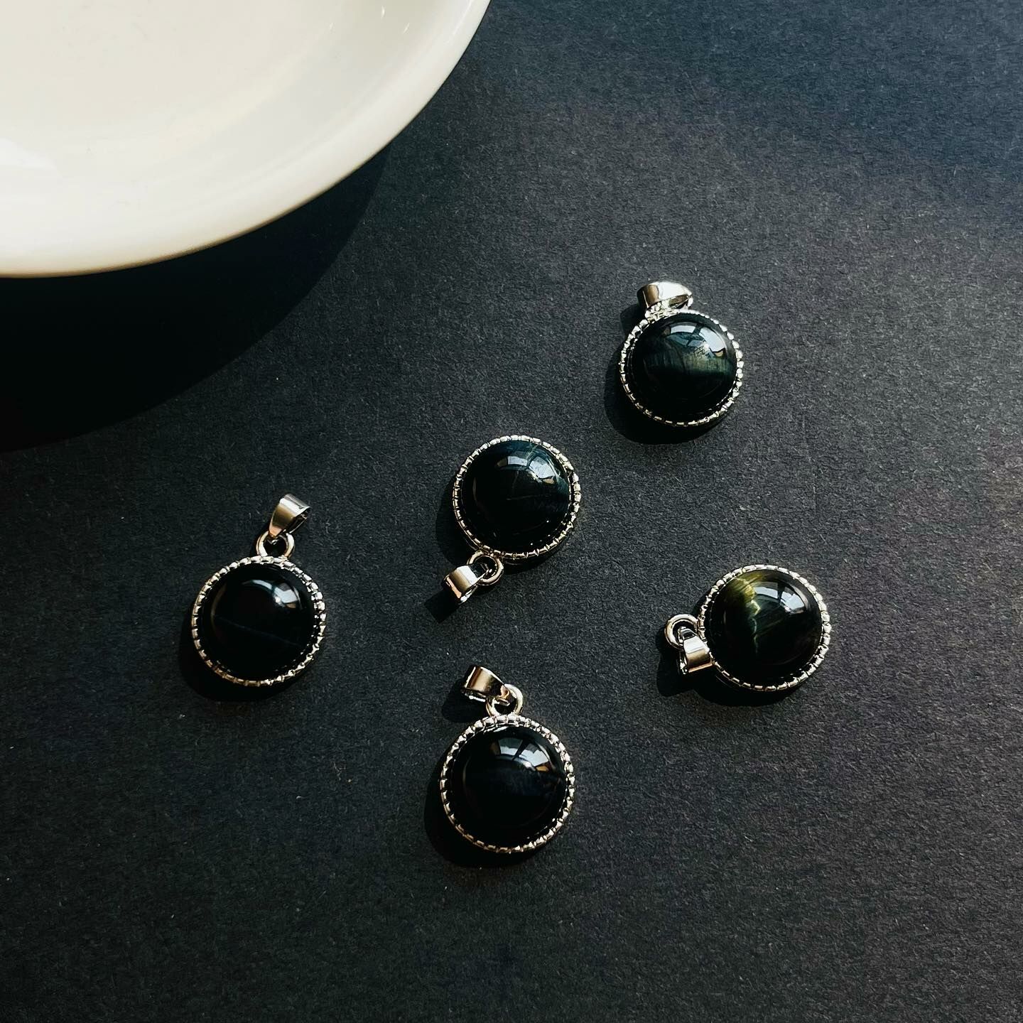 [原石] 藍虎眼石 項鍊吊墜