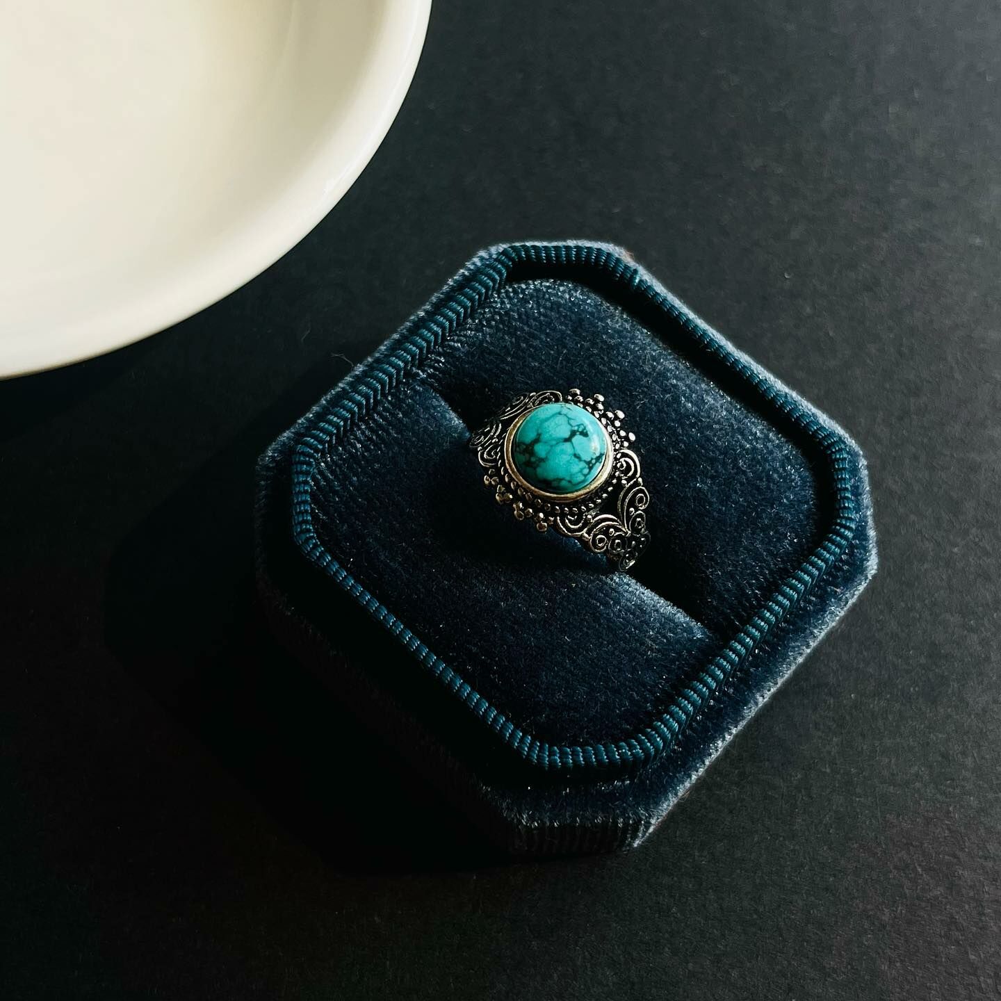 [原石] 綠松石戒指