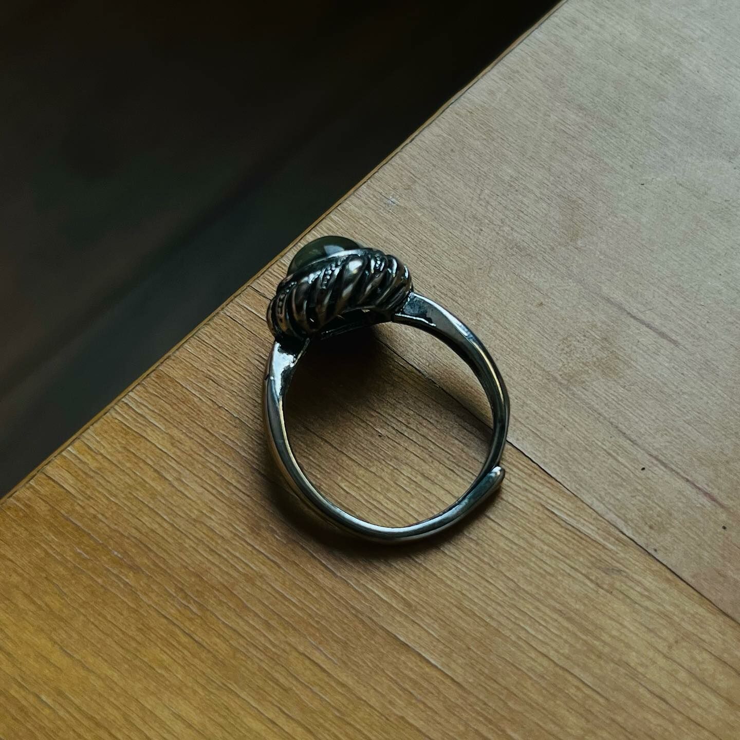 [原石]  綠祖母晶 戒指