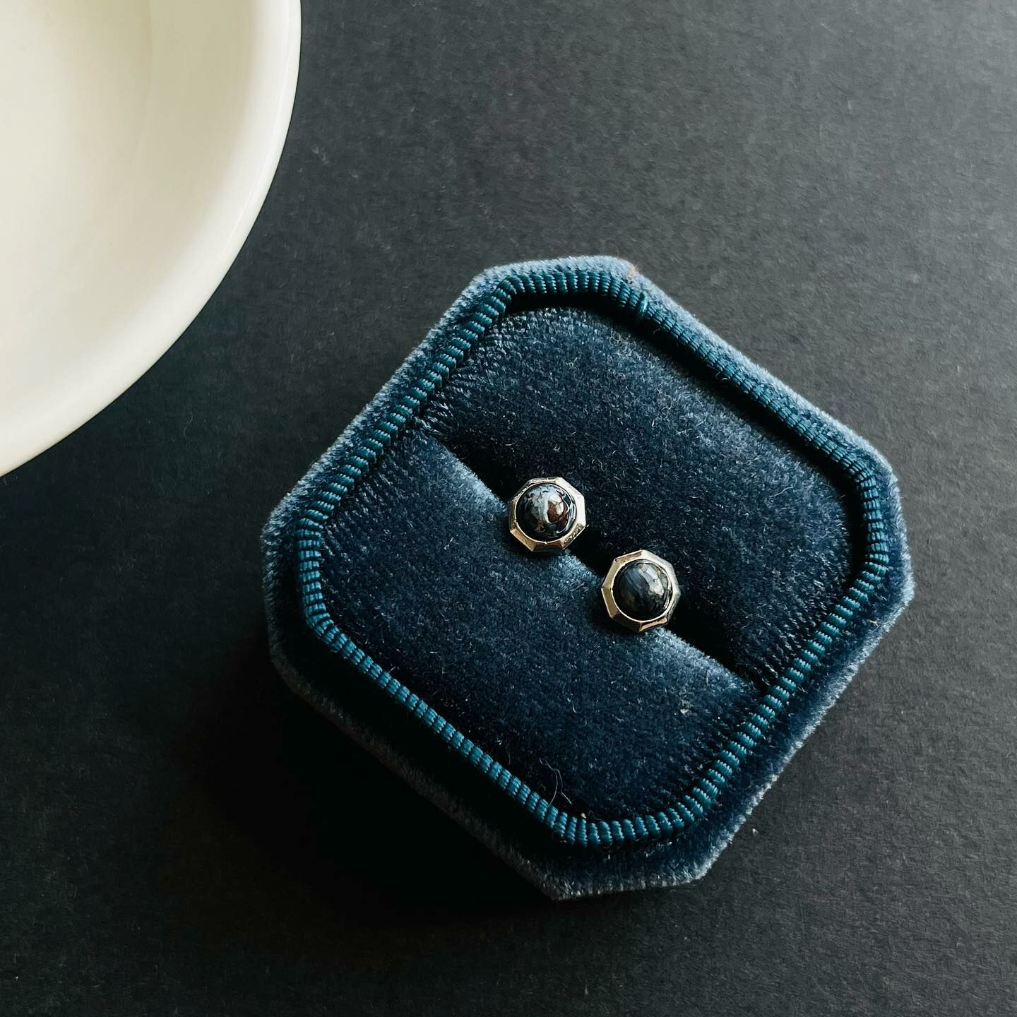 [原石] 彼得石 925銀耳環