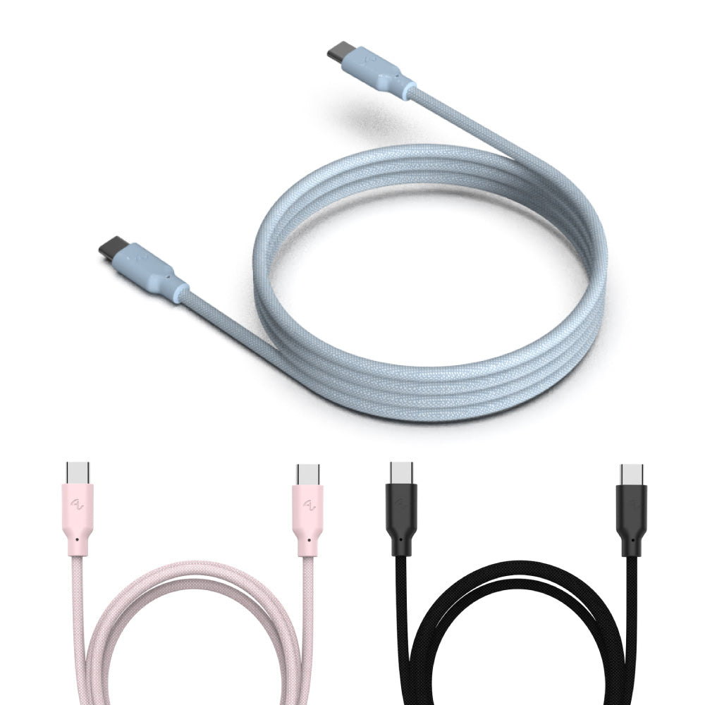 Allite Easy Cable 磁吸收納編織快充線 USB-C to USB-C