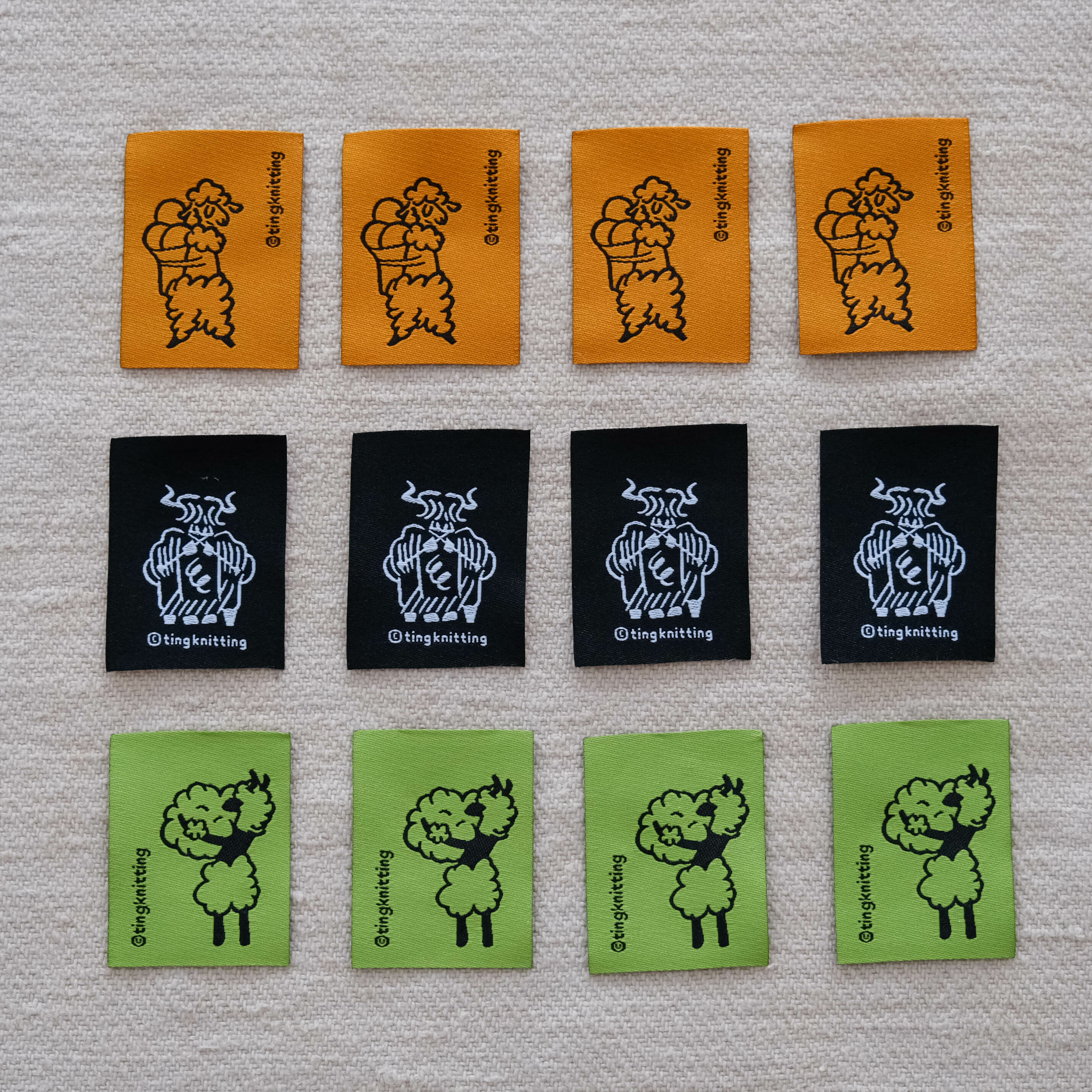 五週年紀念衣標 -織物學