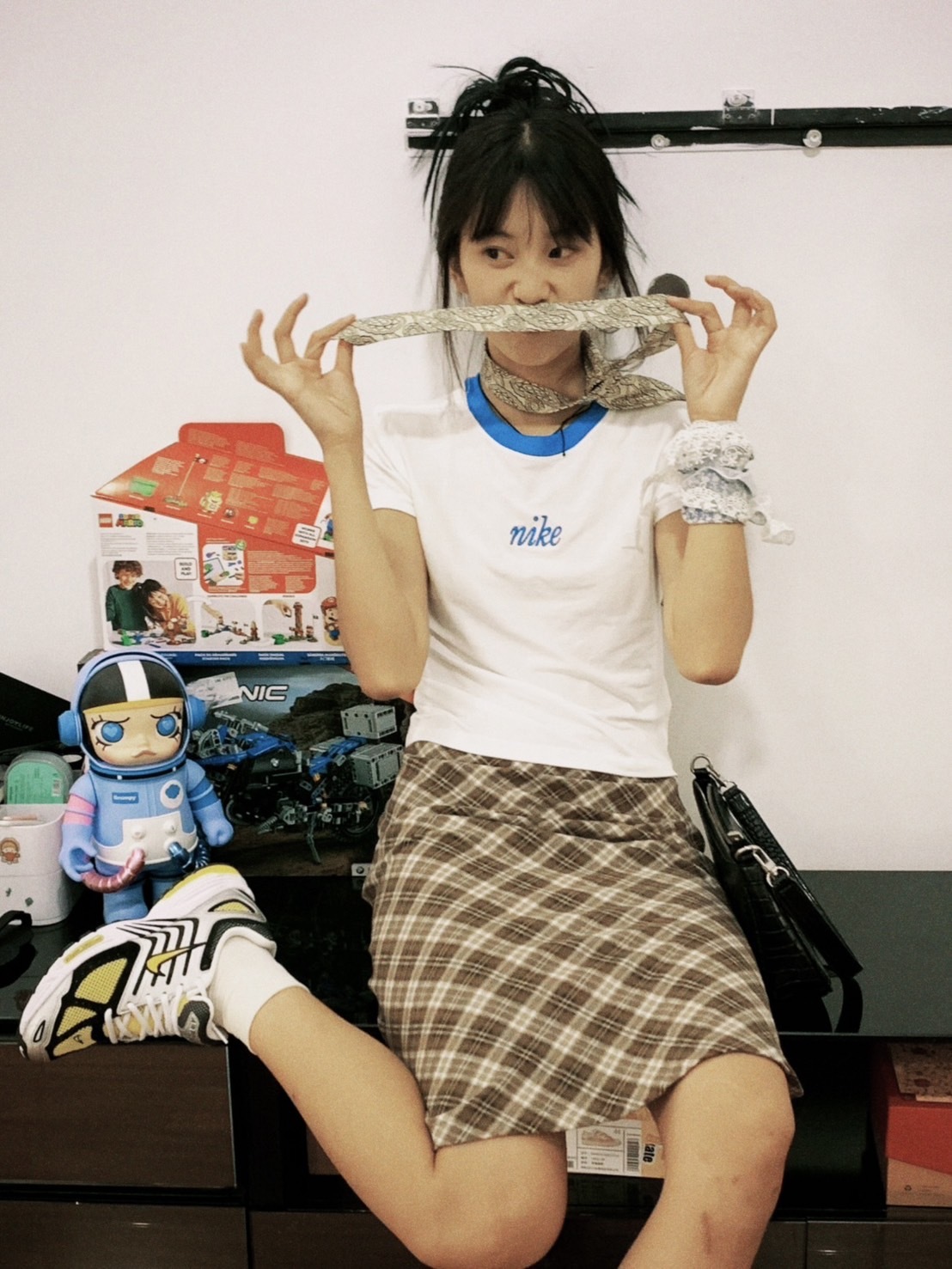 <線上SALE❤️‍🔥> NIKE 撞色滾邊 短袖上衣 深海藍/白 (HF8820-478/HF8820-100)