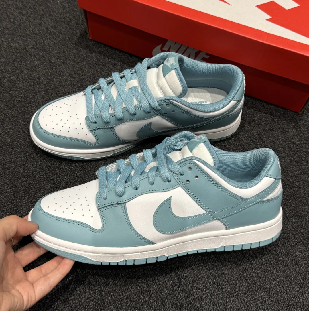 NIKE DUNK LOW "DENIM TURQUOISE" 湖水藍綠 霧霾 男鞋 DV0833-106 / 調貨