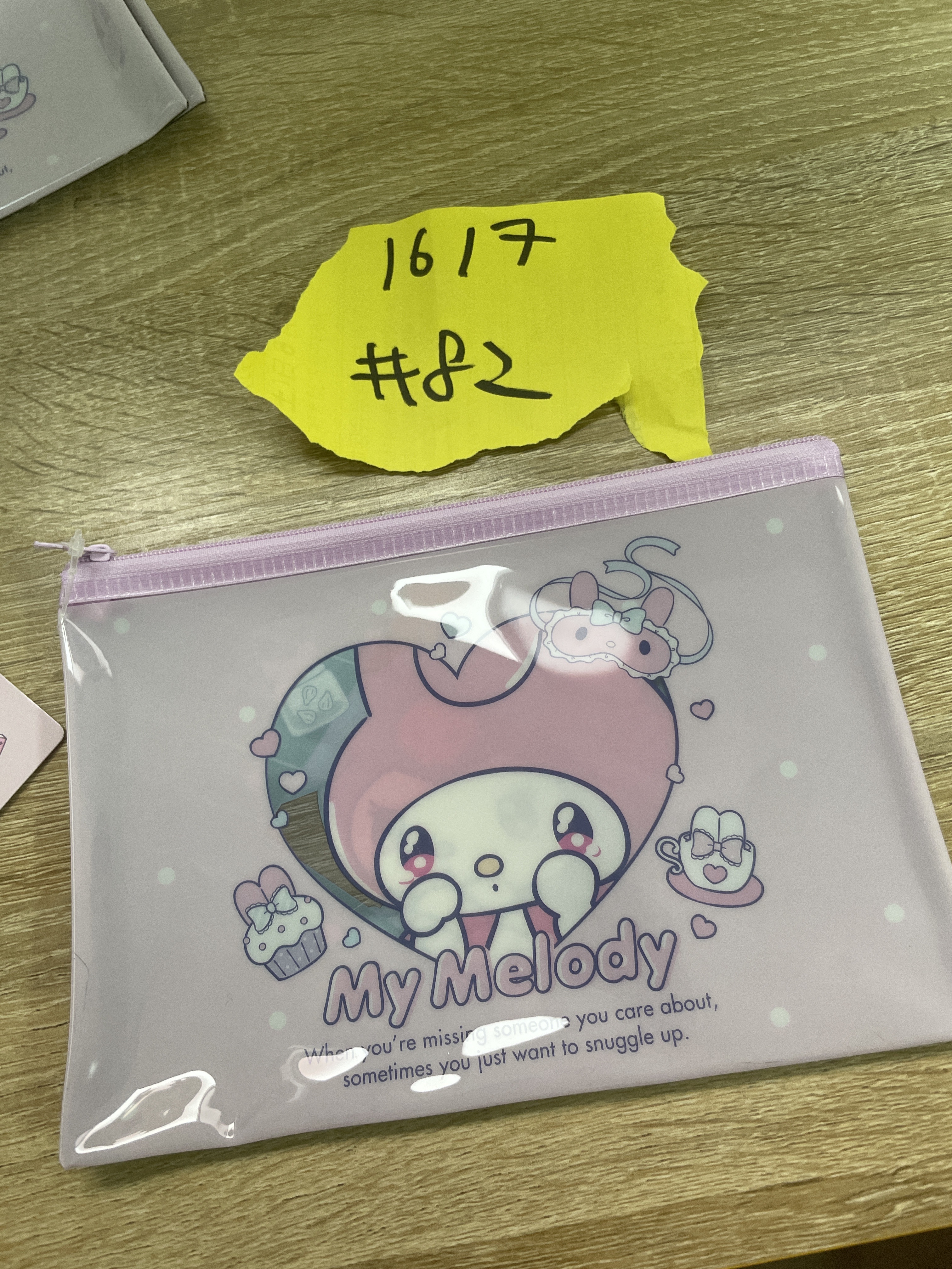 Sanrio My Melody kuromi 雙面 收納袋#82