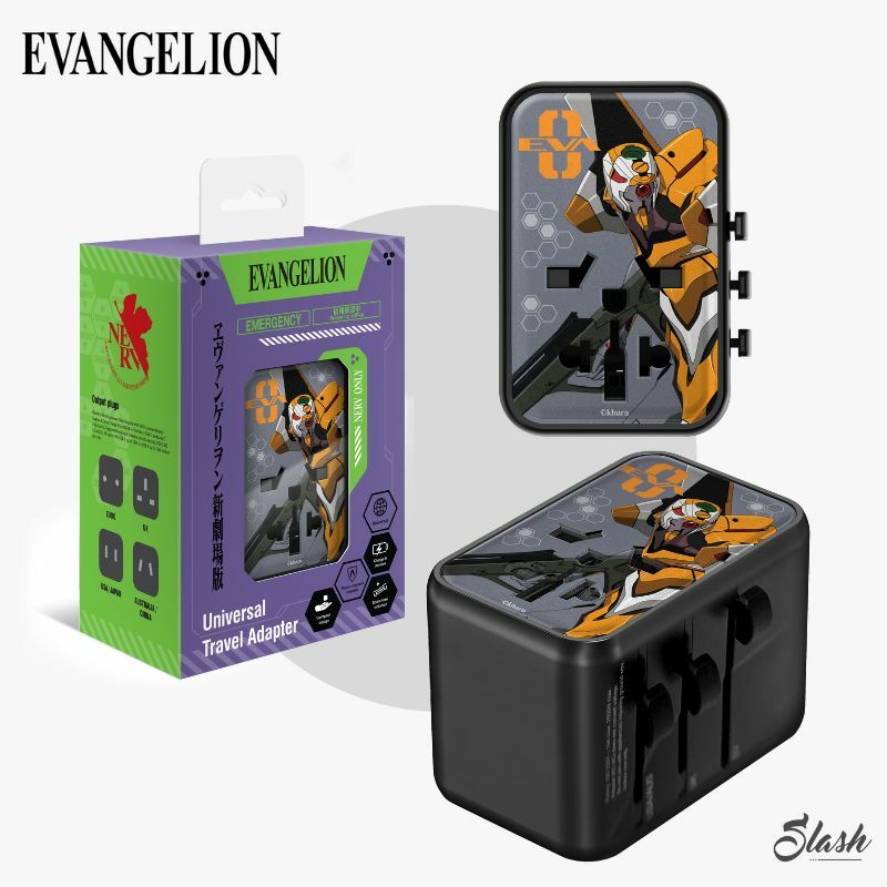 EVANGELION 新世紀福音戰士旅行充電器|支援PD 45W同QC 3.0|支援6