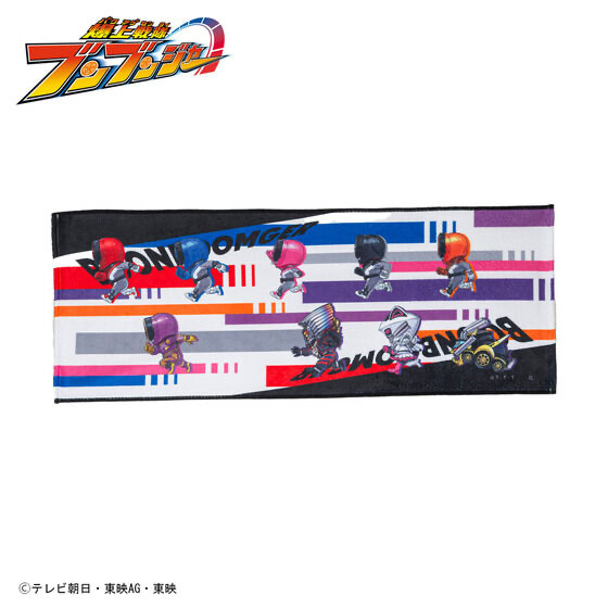 225720 Pbandai 預訂2025/4月 爆上戦隊ブンブンジャー　走るデフォルメシリーズ　フェイスタオル