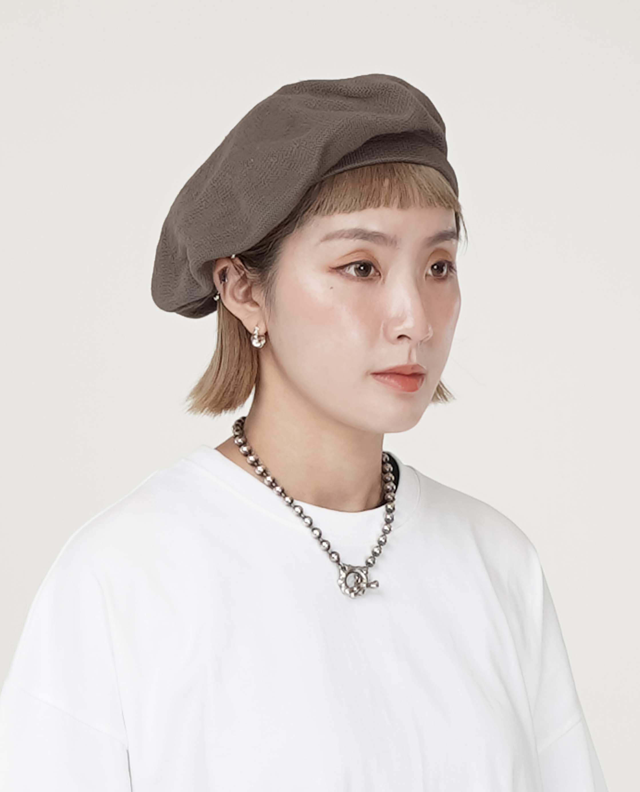 CPH SOLID COTTON Beret - 24SS