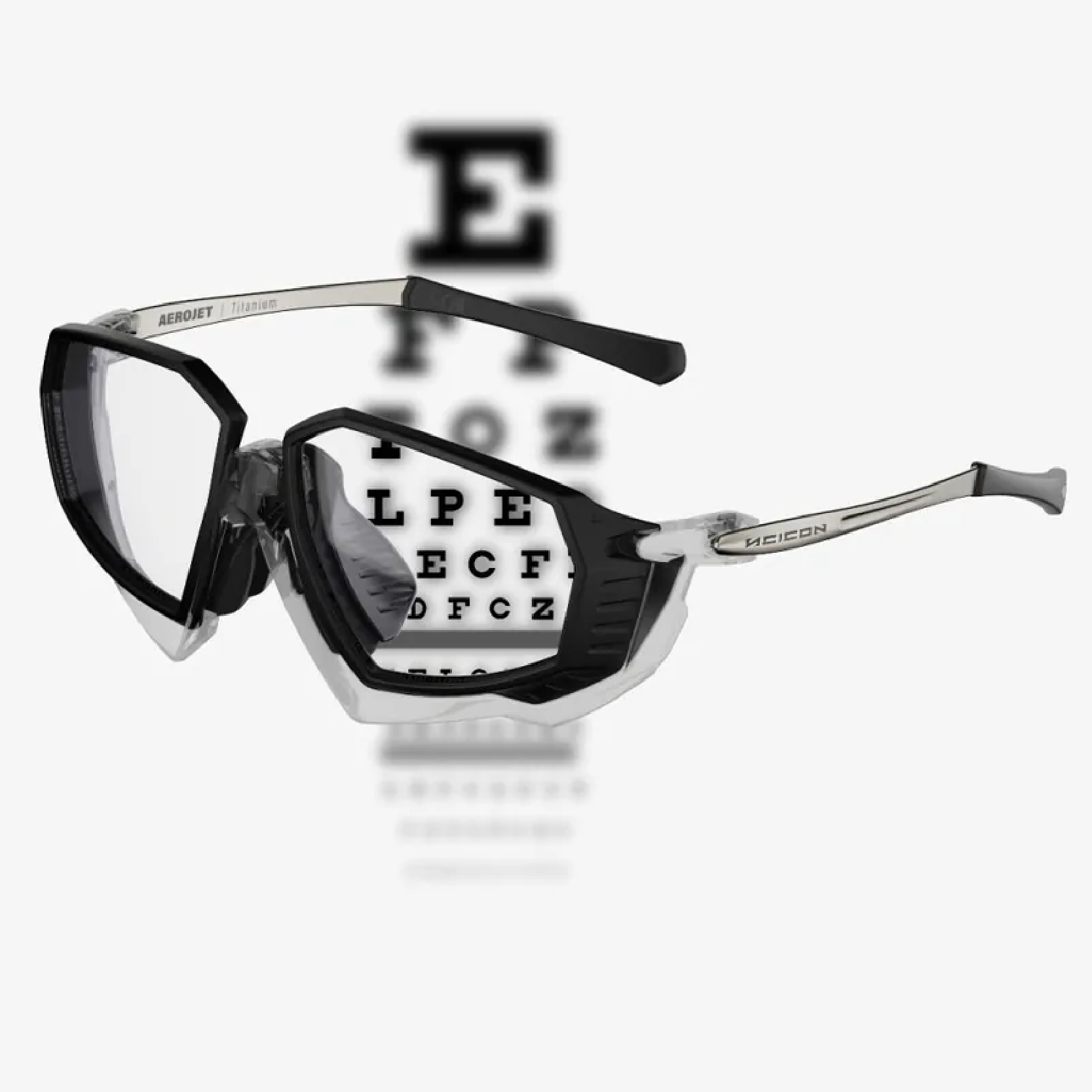 【SCICON】AEROJET RX TITANIUM 運動眼鏡風鏡 - 透明鏡框/光學鏡架