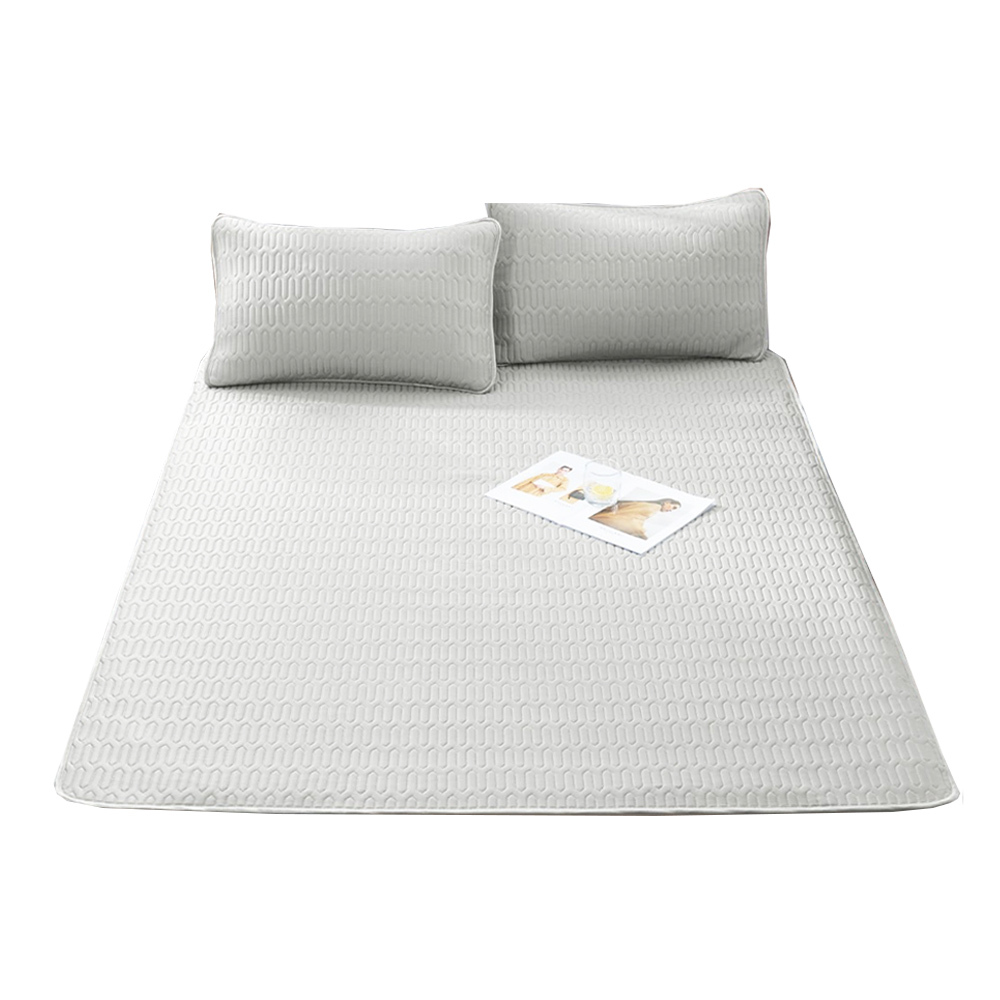 【藍貓Blue cat】簡約素色冰絲涼感乳膠涼蓆墊(多色任選)