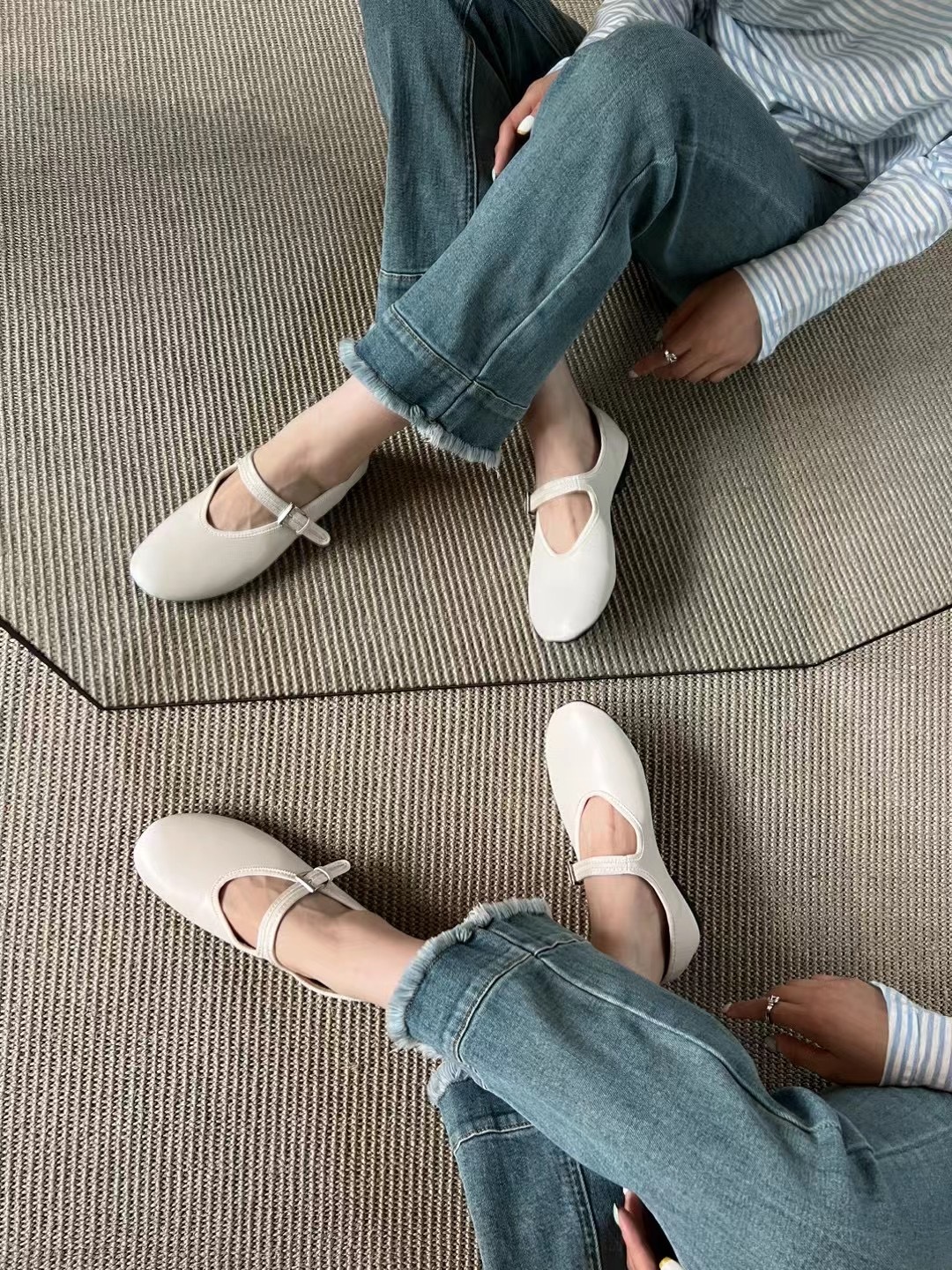 顏值爆表彩色小單鞋(黃35)