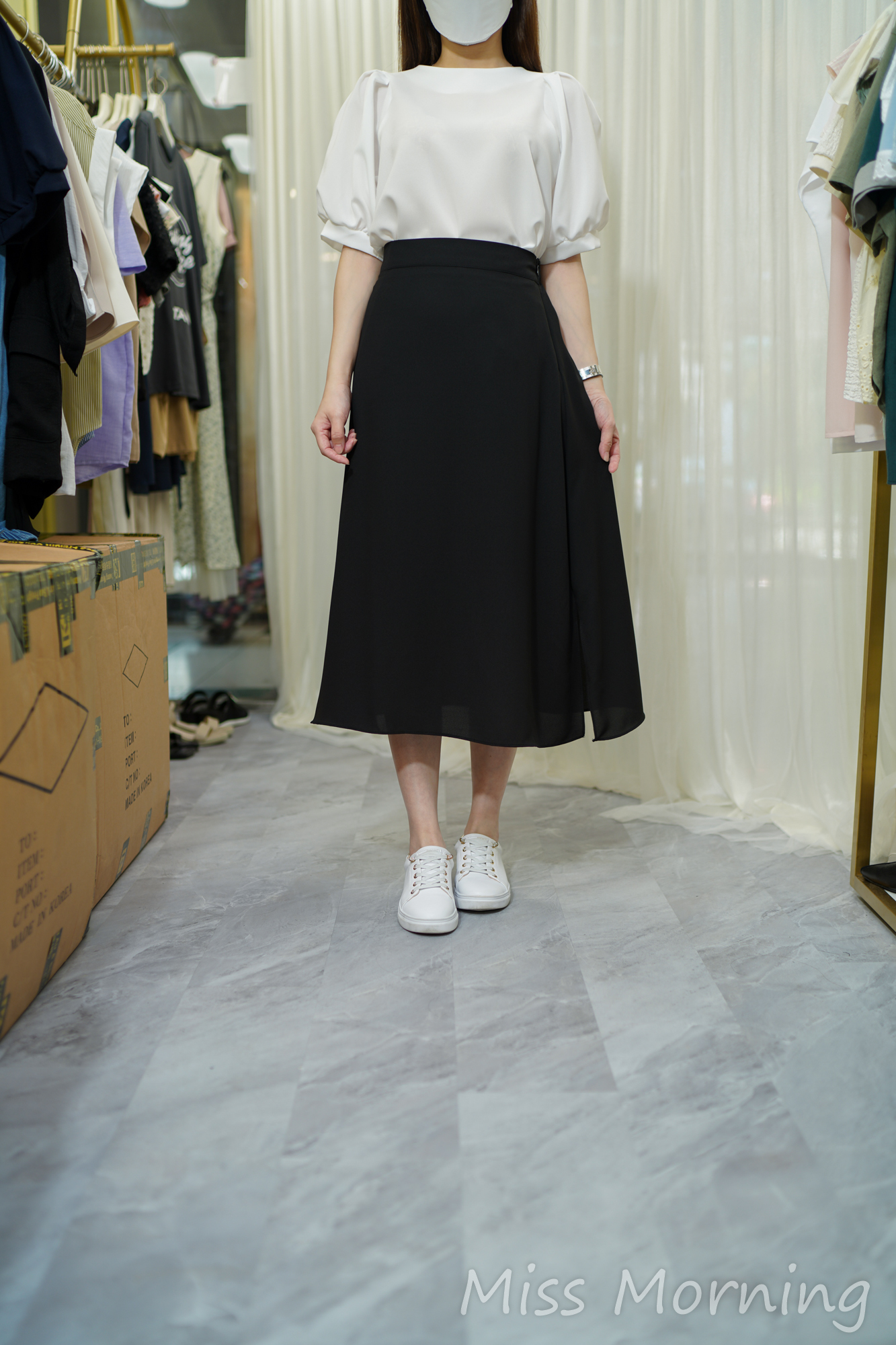 泡泡袖款上衣(14060)