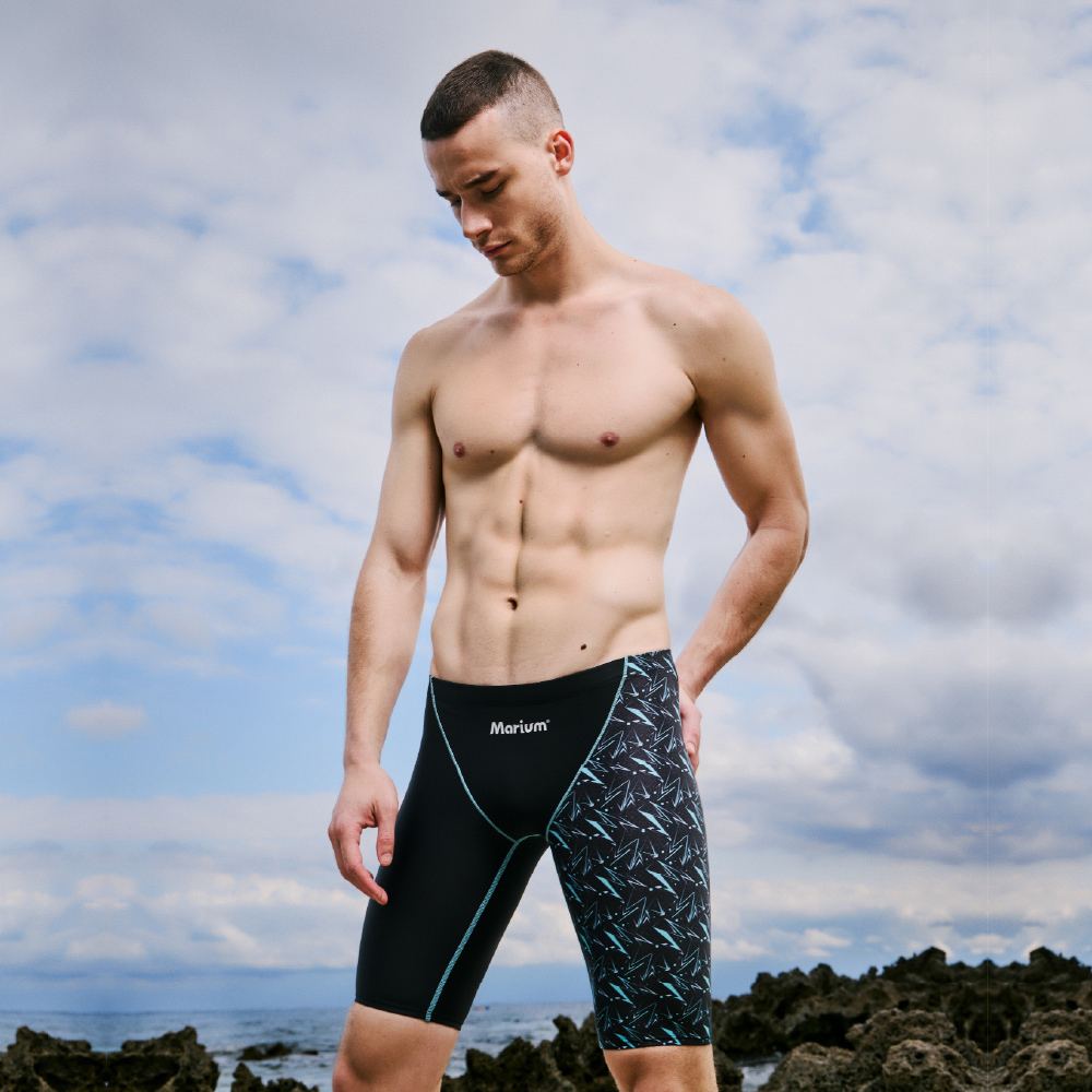 MAR-24126 大男競賽型泳褲 - 玻璃碎片