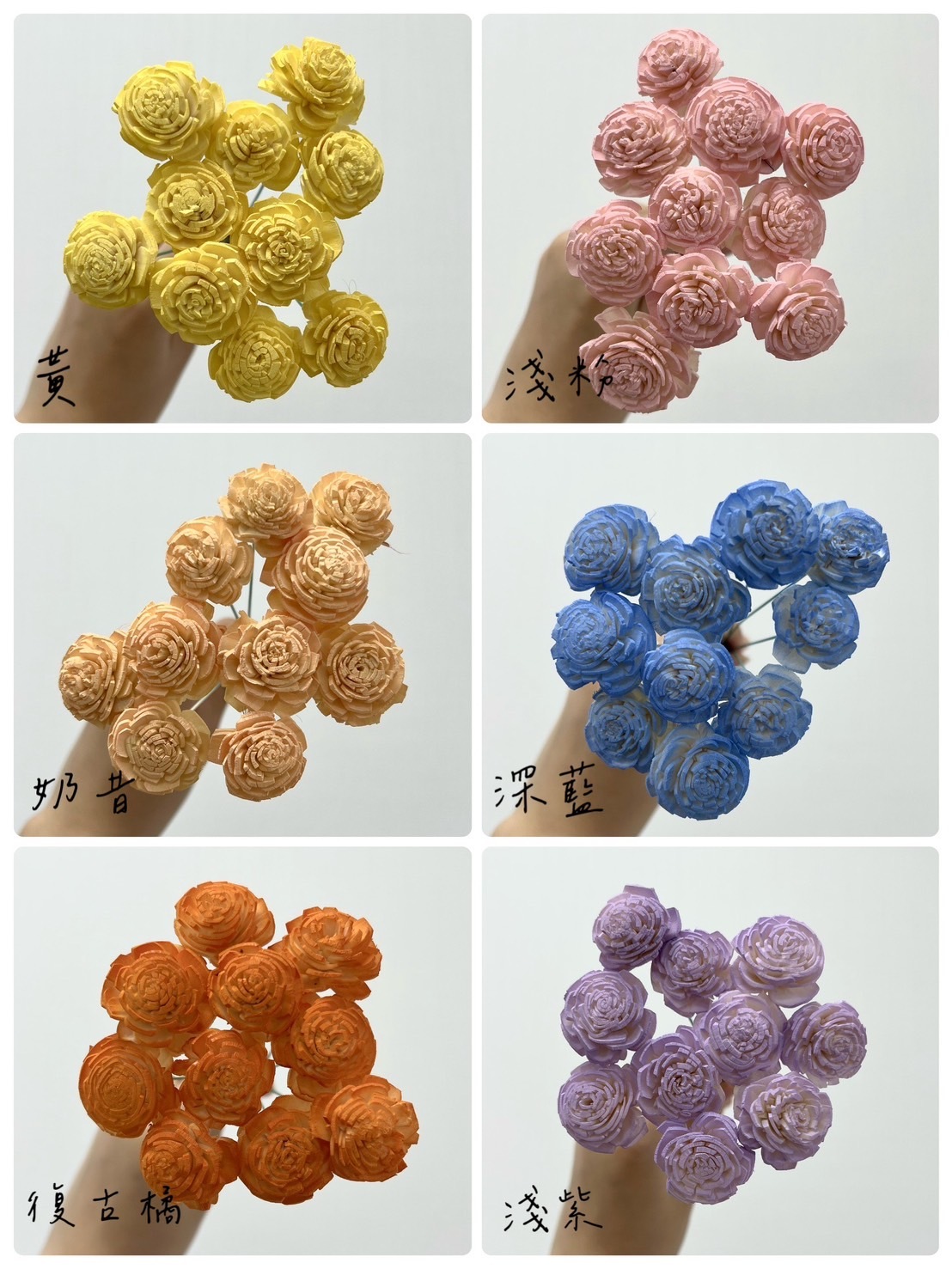 越南索拉花 貝力玫瑰 2CM<十支一把>