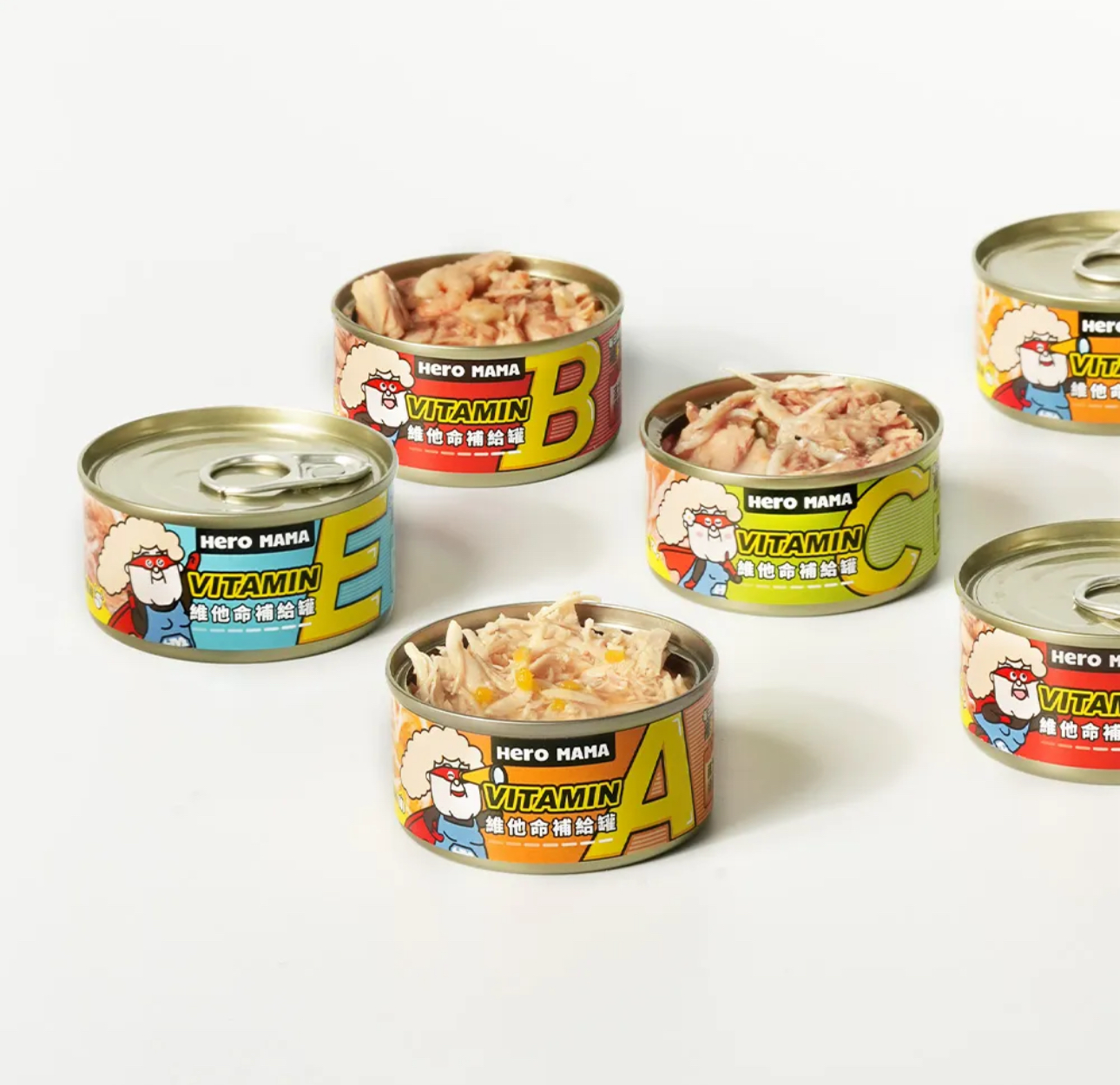 HeroMama維他命補給罐 80g（A/B/C/E）