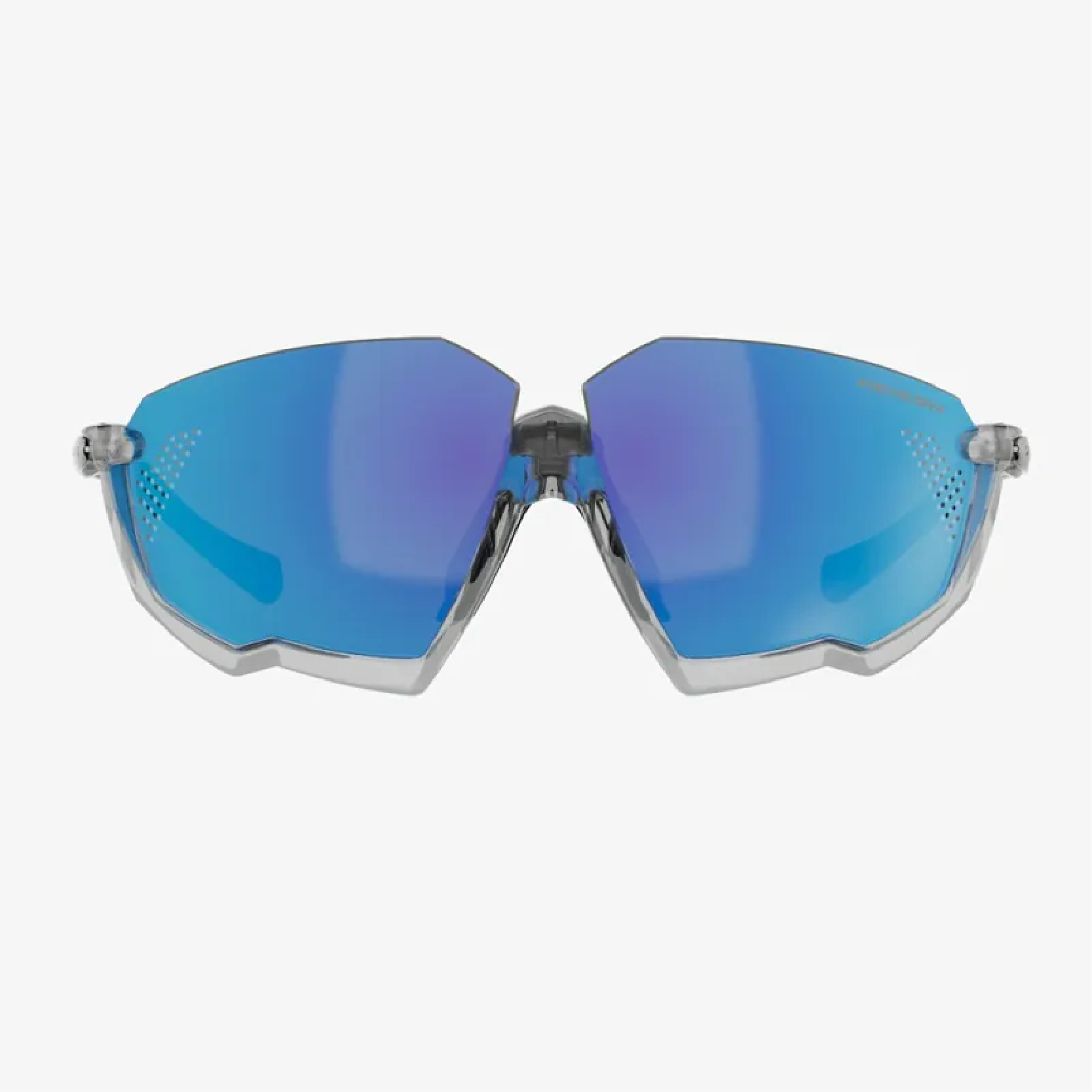 【SCICON】AEROJET TITANIUM 運動眼鏡風鏡 - 透明鏡框/鏡面藍片