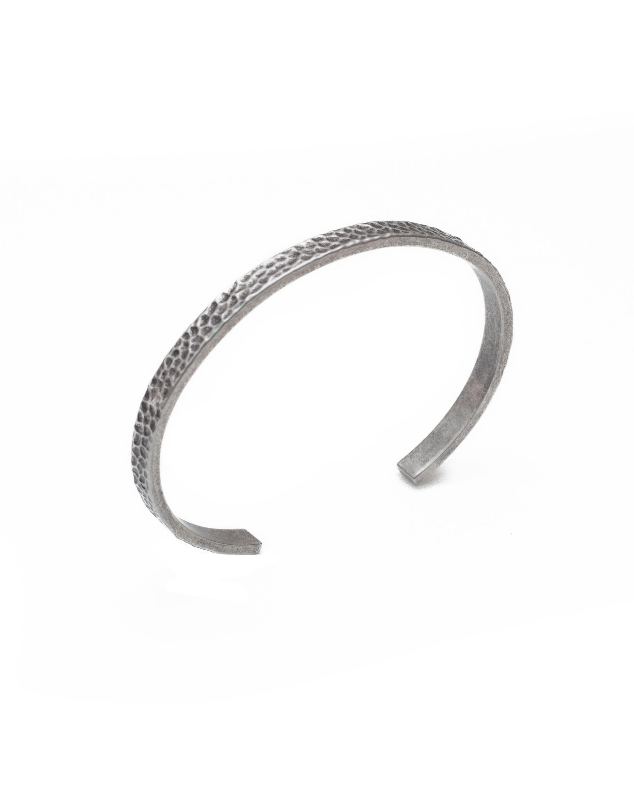 RECOVERY 彈痕鋯石手鐲 (古銀)