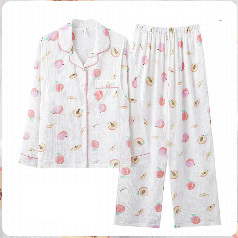 Long Sleeve Pajama Set [M-3XL AM-77295] [Contact Customer Service to Confirm Shipping Size After Placing an Order]