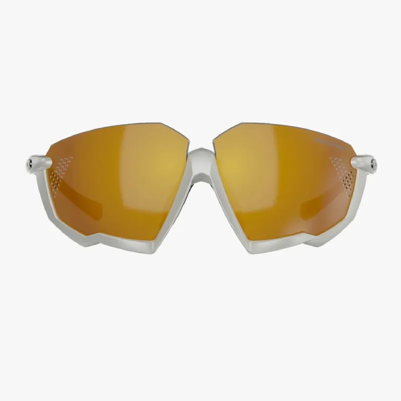 【SCICON】AEROJET TITANIUM 運動眼鏡風鏡 - 亮白鏡框/鏡面銅片