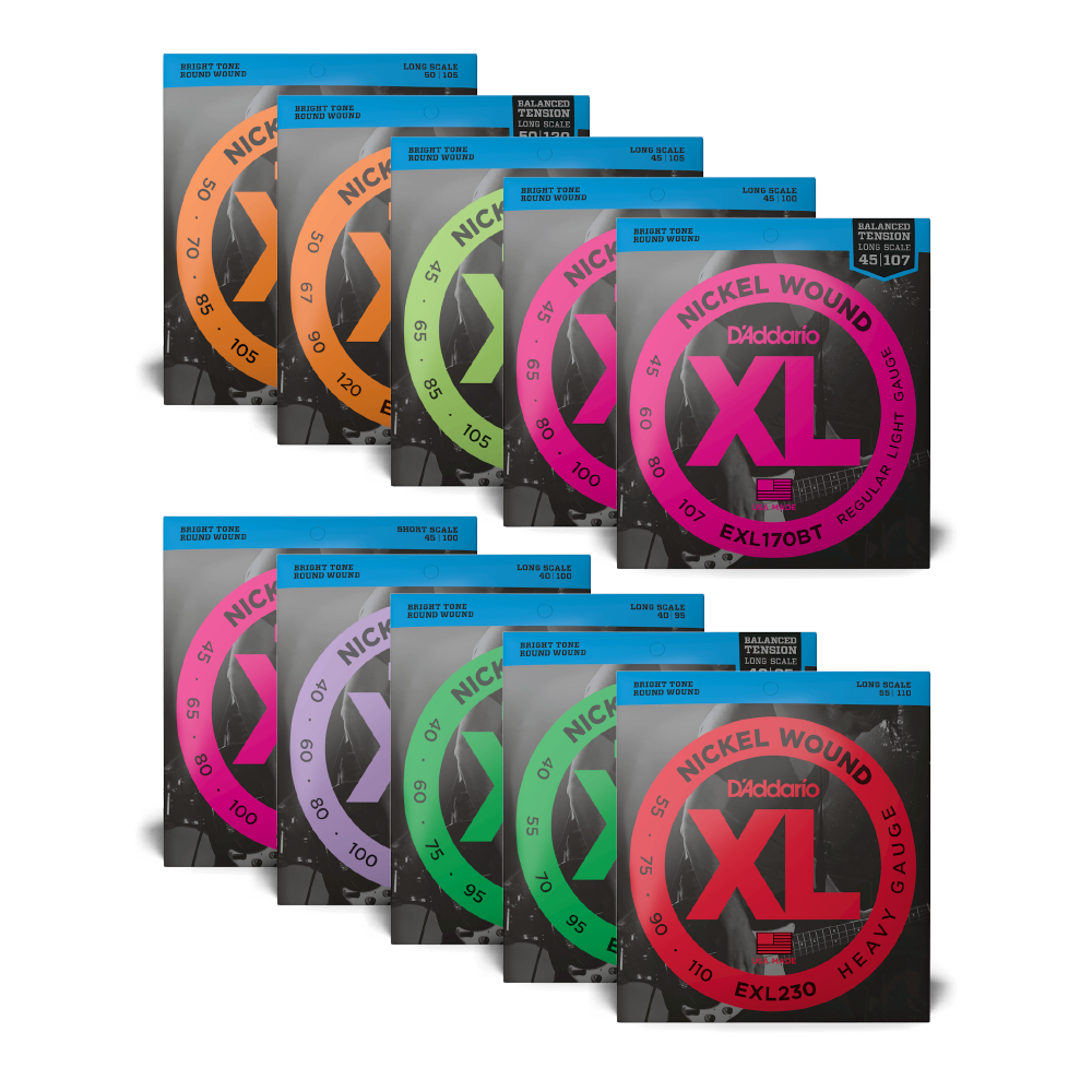 D'Addario Daddario / EXL 系列 電貝斯弦 — 三峽吉他 / Bass｜YA! 玩音樂