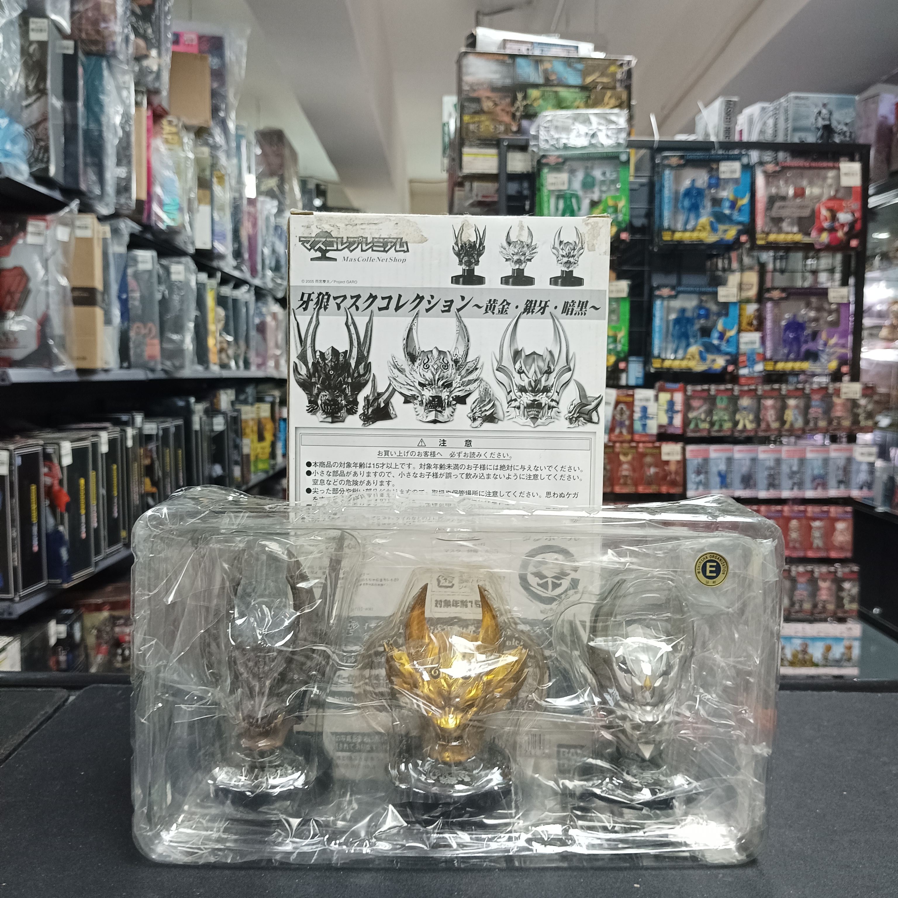 其它-牙狼 Garo 黃金 銀牙 暗黑 head 頭像 限定 set