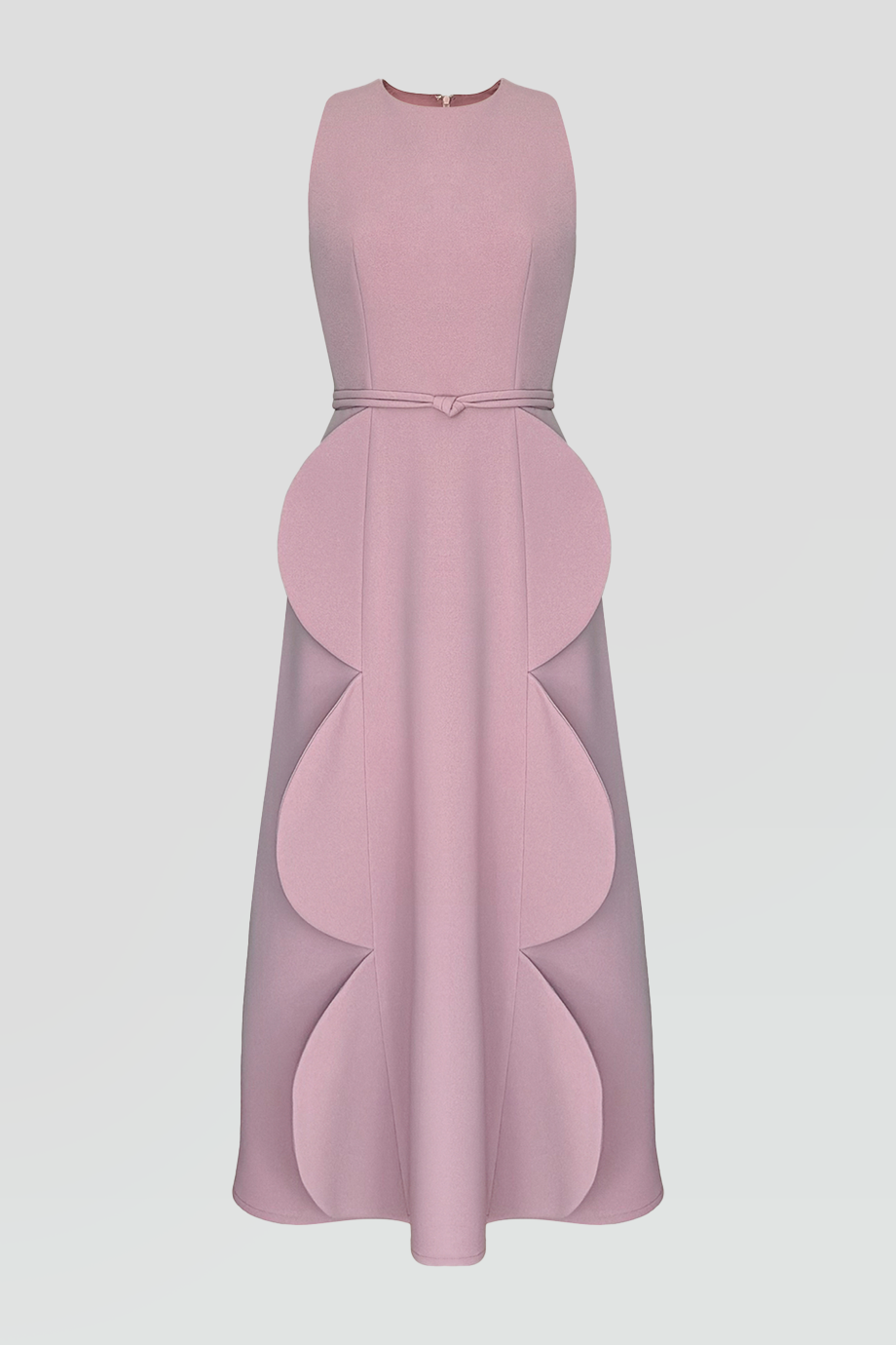 PEGGY HARTANTO｜CHIMERA 圓領扇形裙擺裝飾洋裝