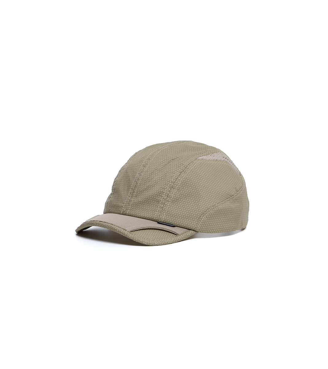 nozzle quiz® / Trail Cap 拼接雙色網帽 - 卡其 Beige