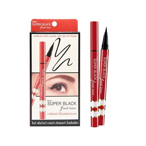 泰國 MISTINE 極黑速乾持久防水眼線液筆 (銀管/紅管) [#SQ24071711]