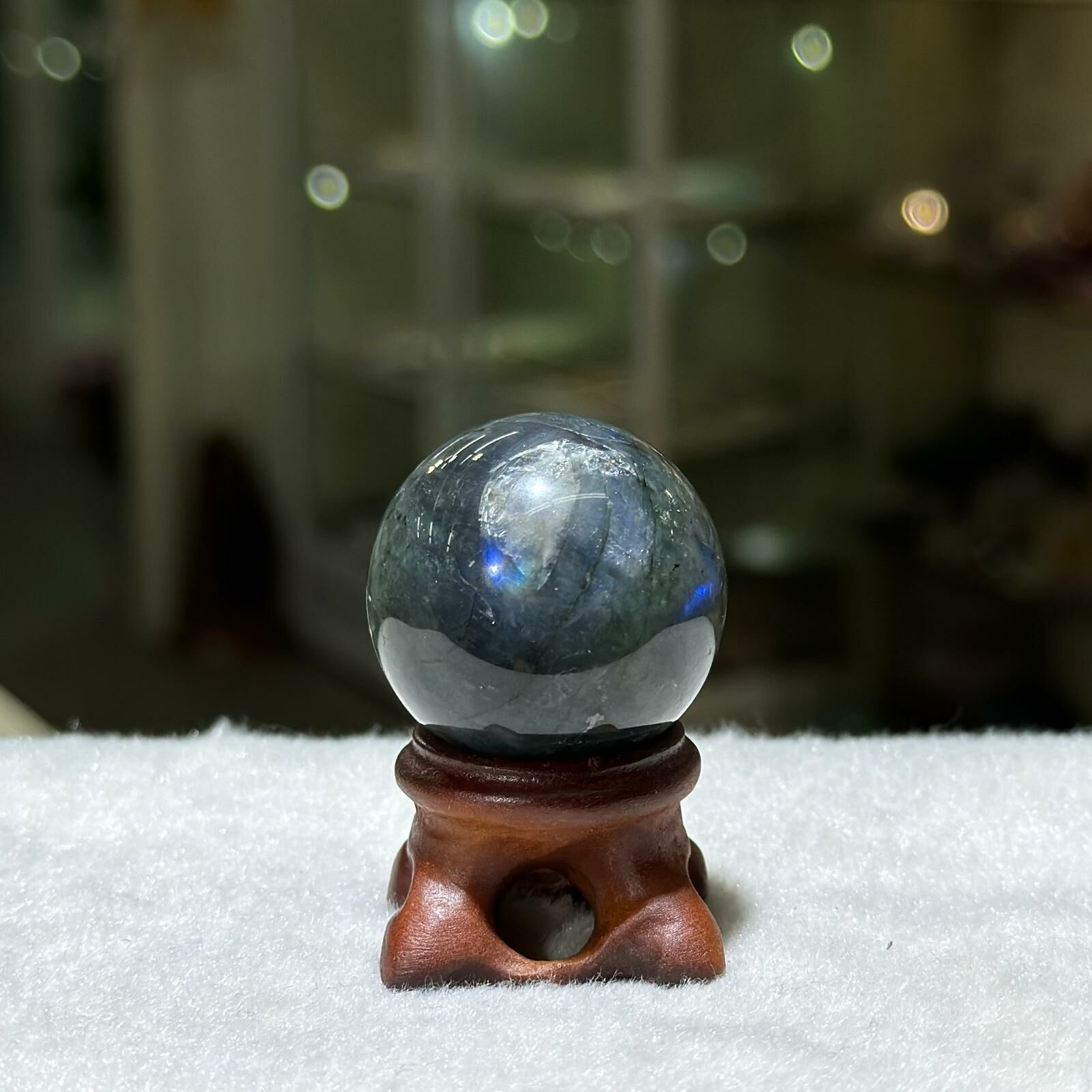 拉長石 球 - 3cm+/- (不連座) #01