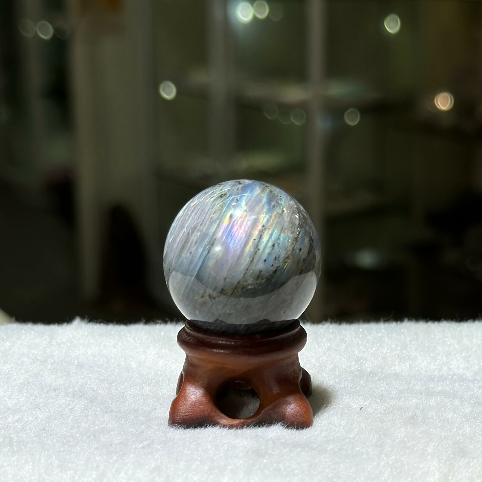 拉長石 球 - 3.2cm+/- (不連座) #02