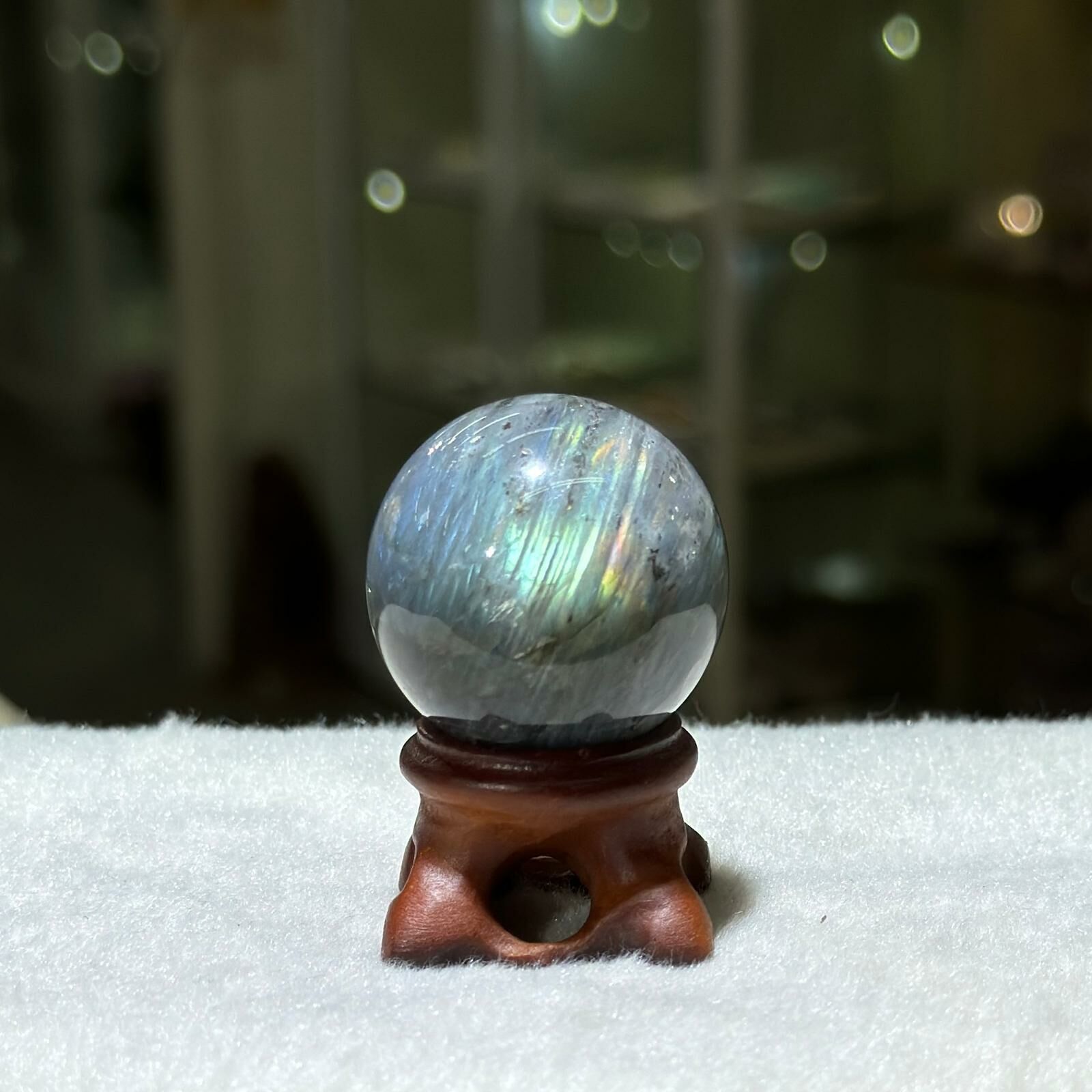 拉長石 球 - 3.2cm+/- (不連座) #02