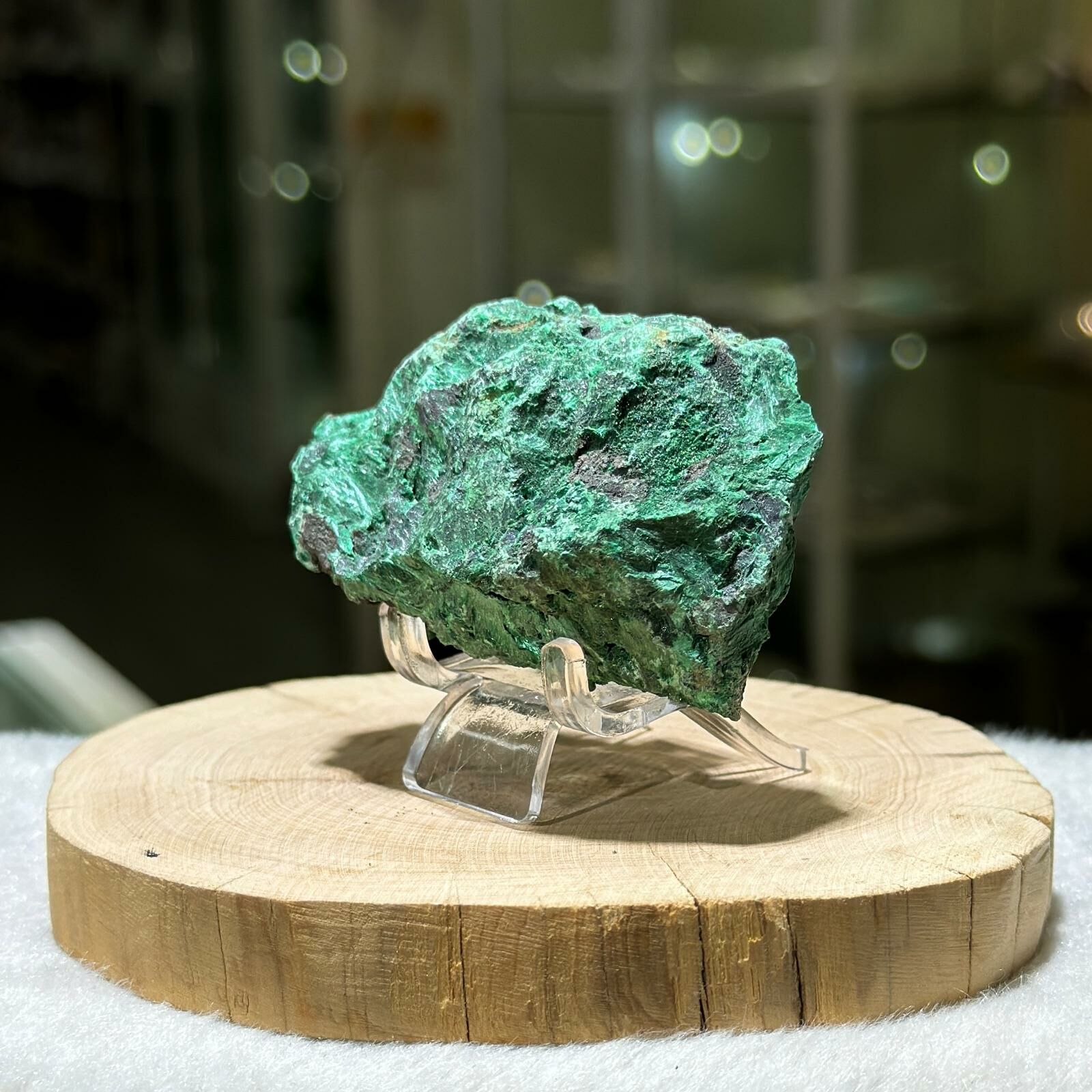 孔雀石 原石 (不連座) #01