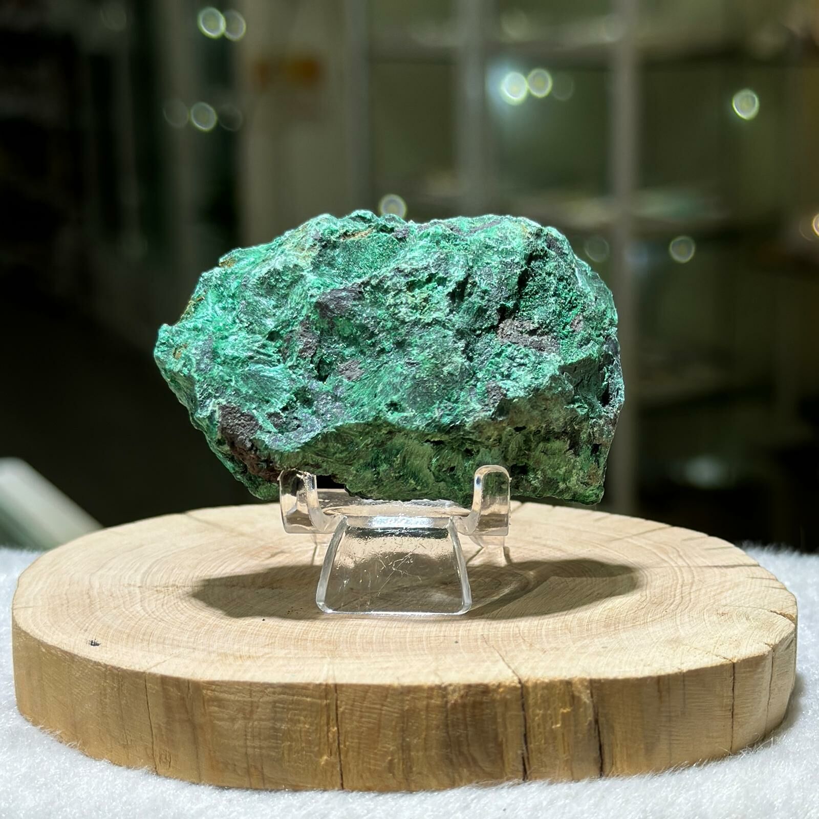 孔雀石 原石 (不連座) #01