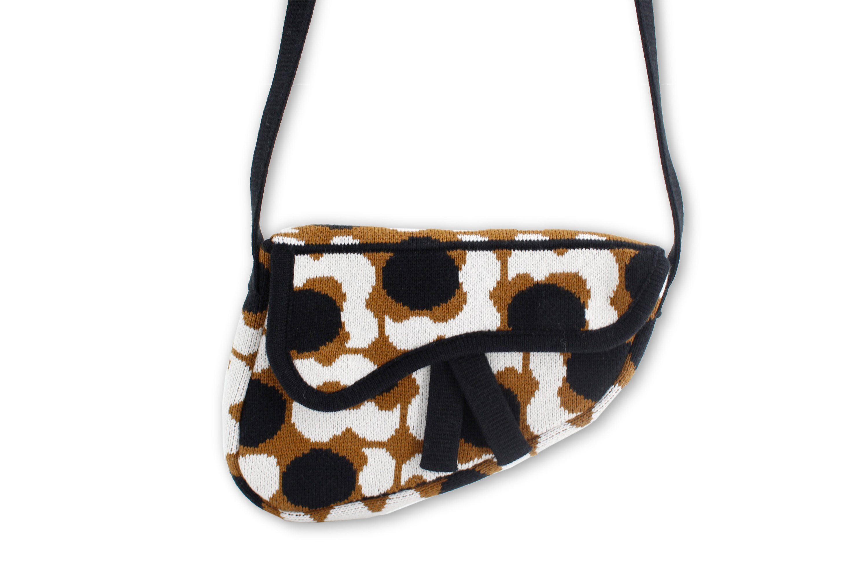 花卉圖案迷你馬鞍袋