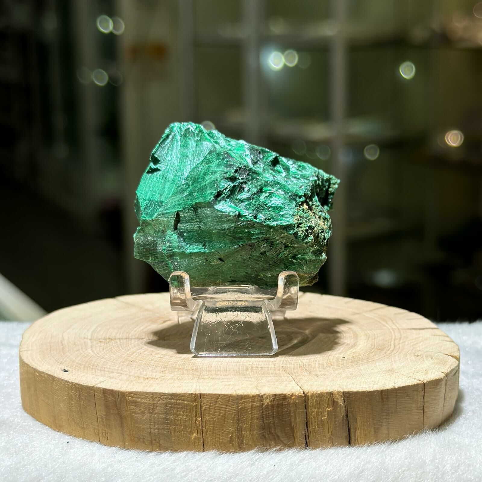 孔雀石 原石 (不連座) #02