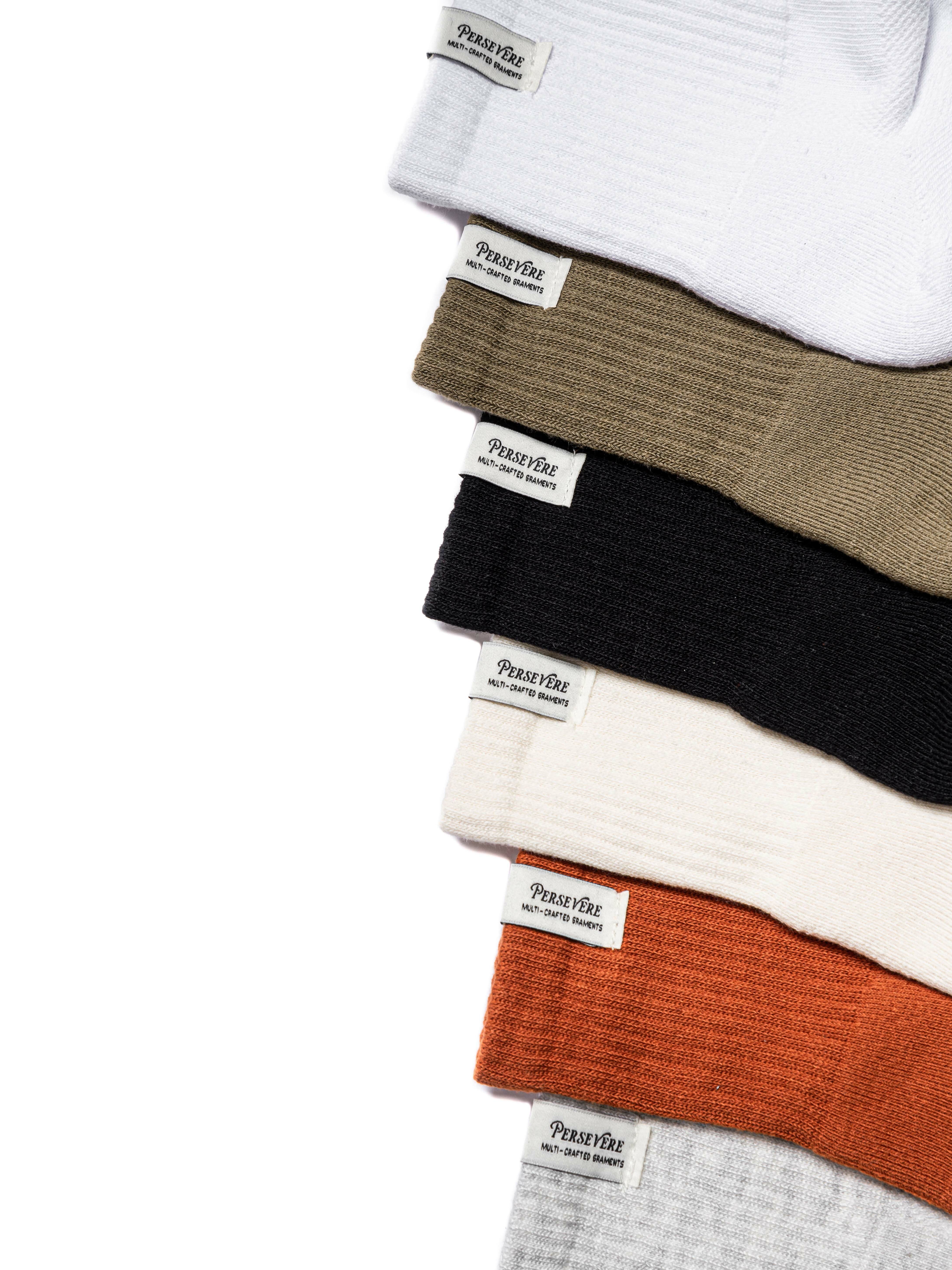 PERSEVERE CLASSIC TAB AUTHENTIC SOCKS 長咬標涼感中筒襪