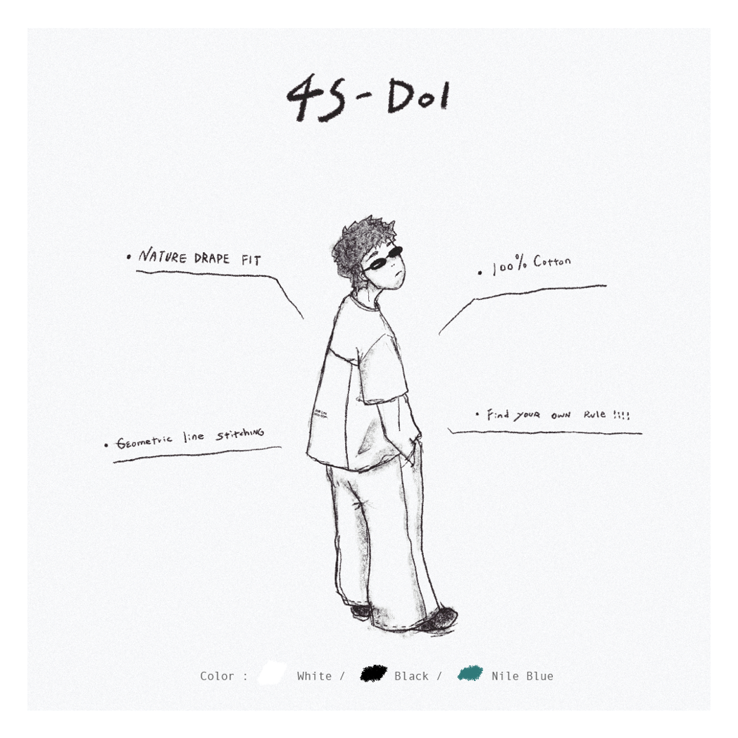 『 Pre-Sale 』DRiFTNESS｜ 4S-D01 “Started From The Rhythm” LogoT短T